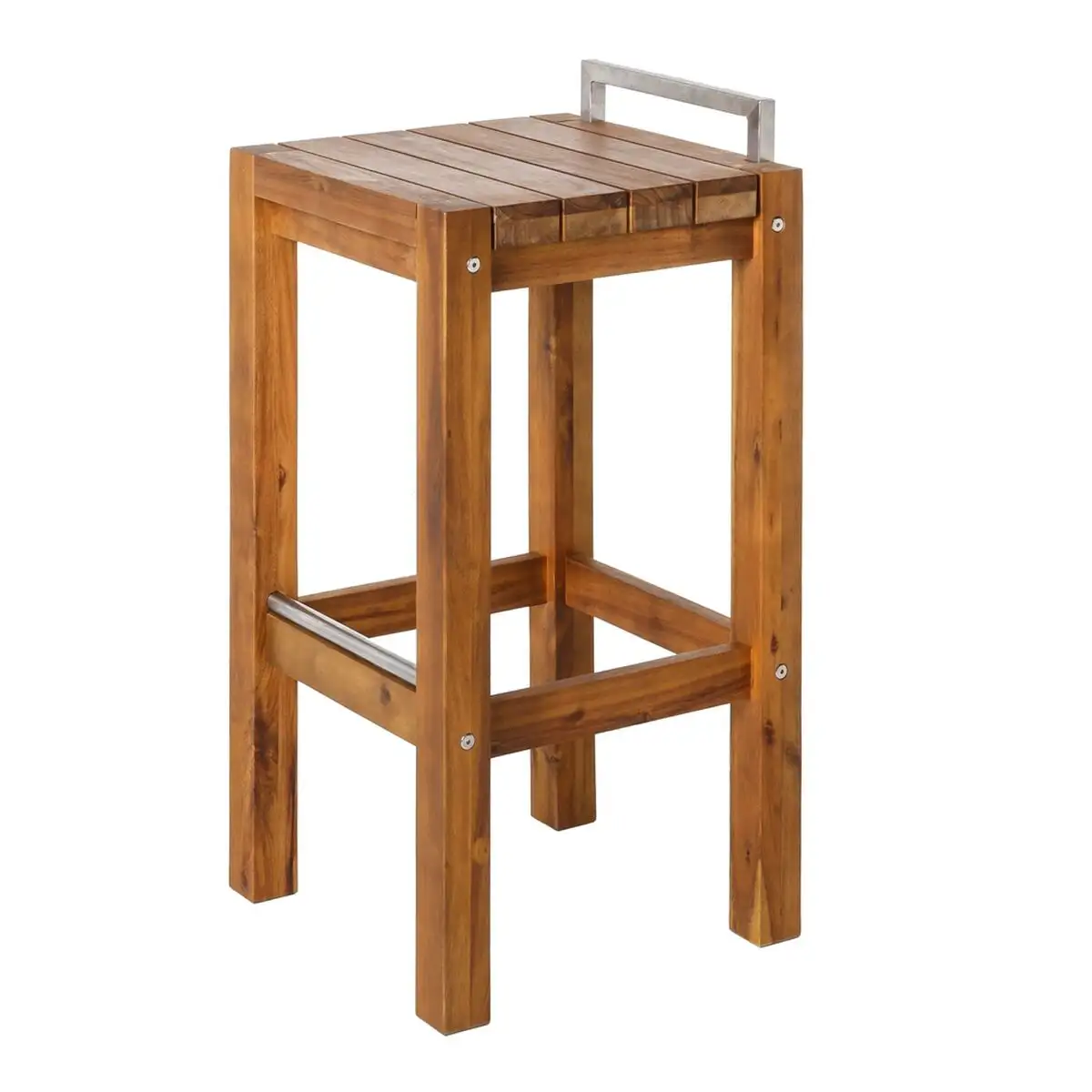 Tabouret norah bois acier inoxydable 40 x 40 x 80 cm_6823. Bienvenue sur DIAYTAR SENEGAL - Où le Shopping est une Affaire Personnelle. Découvrez notre sélection et choisissez des produits qui reflètent votre unicité et votre individualité.