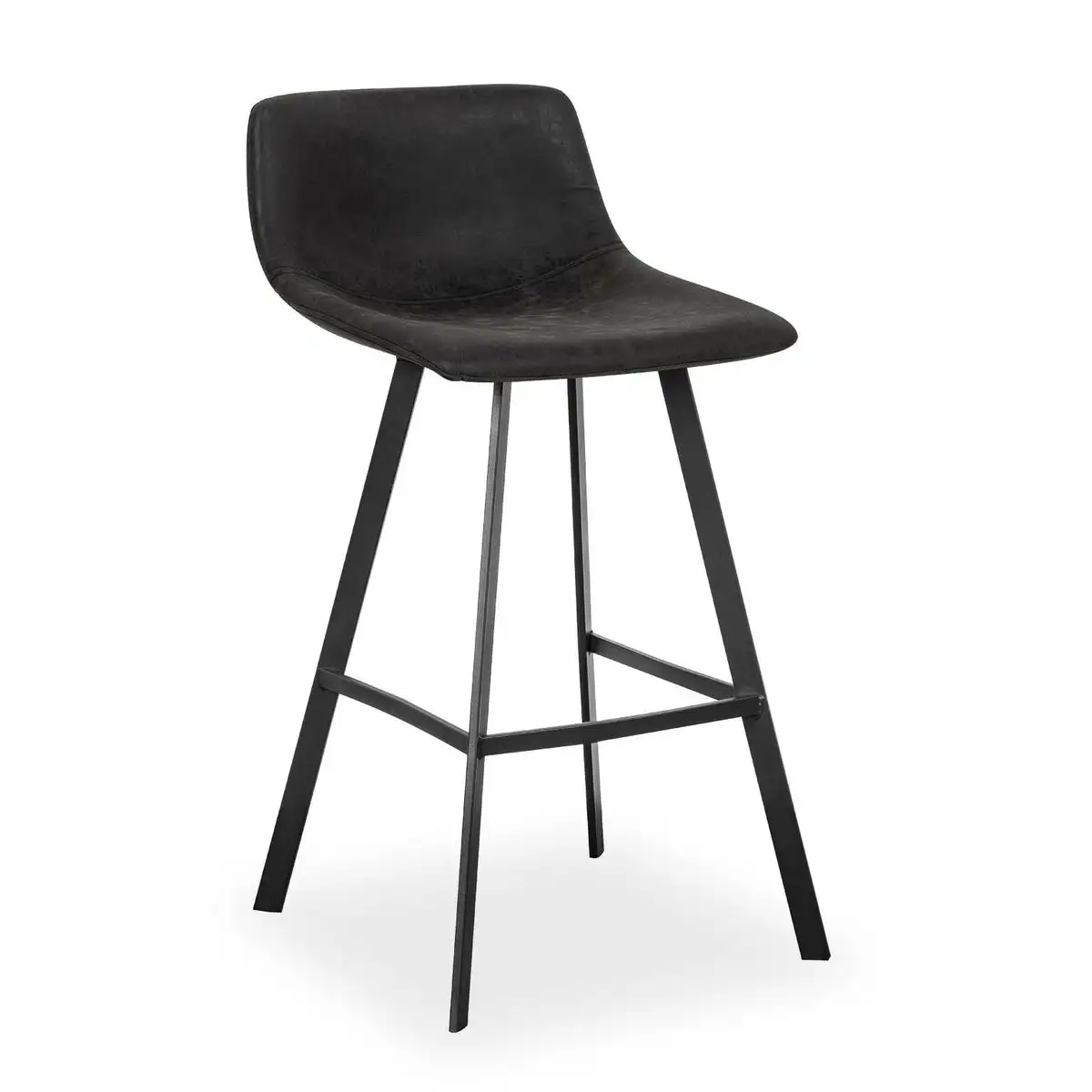 Tabouret versa edvin noir 49 x 88 x 42 cm_8647. Bienvenue chez DIAYTAR SENEGAL - Où le Shopping Rencontre la Qualité. Explorez notre sélection soigneusement conçue et trouvez des produits qui définissent le luxe abordable.