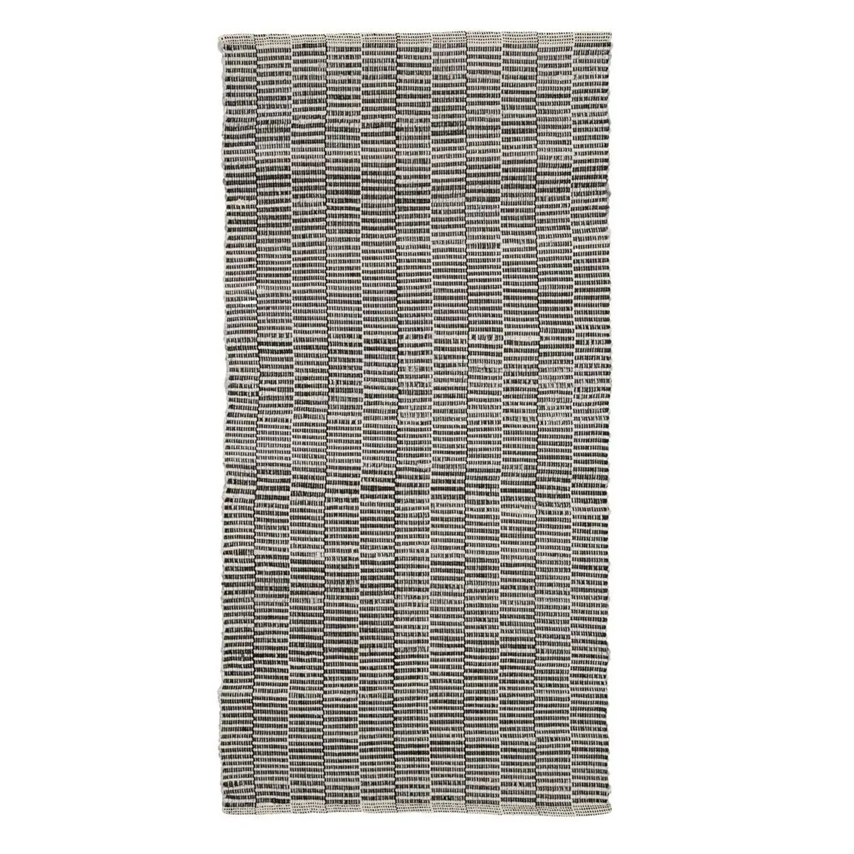 Tapis 80 x 150 cm tissu synthetique noir creme_5891. Bienvenue sur DIAYTAR SENEGAL - Où Choisir Rime avec Qualité. Explorez notre gamme diversifiée et découvrez des articles conçus pour répondre à vos attentes élevées.