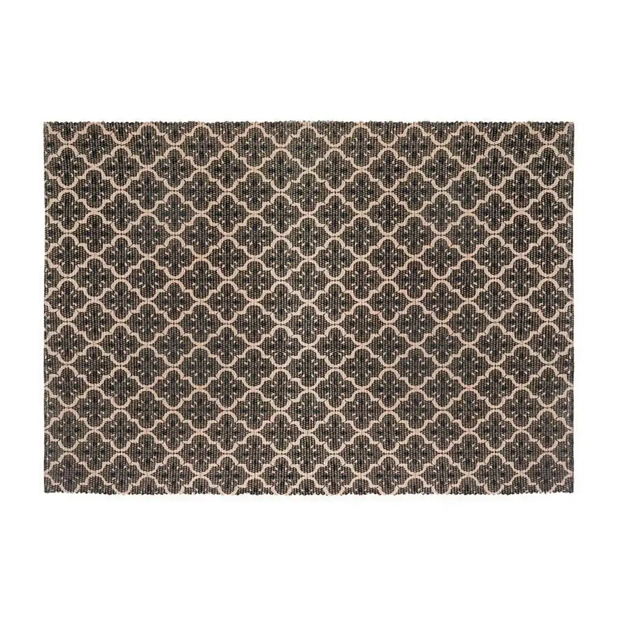 Tapis atmosphera noir beige coton multicouleur 60 x 90 cm_8655. Entrez dans l'Univers de DIAYTAR SENEGAL - Votre Destination de Shopping Complète. Découvrez des produits qui reflètent la diversité et la richesse culturelle du Sénégal, le tout à portée de clic.