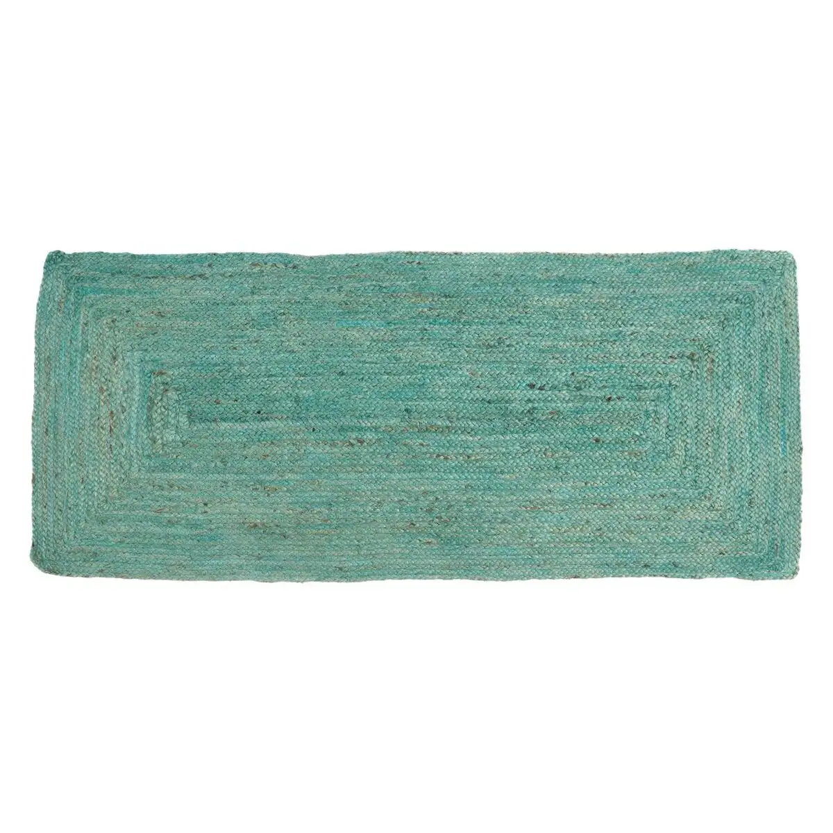 Tapis bleu jute 170 x 70 cm_8169. DIAYTAR SENEGAL - L'Art de Choisir, l'Art de S'émerveiller. Explorez notre gamme de produits et laissez-vous émerveiller par des créations authentiques et des designs modernes.