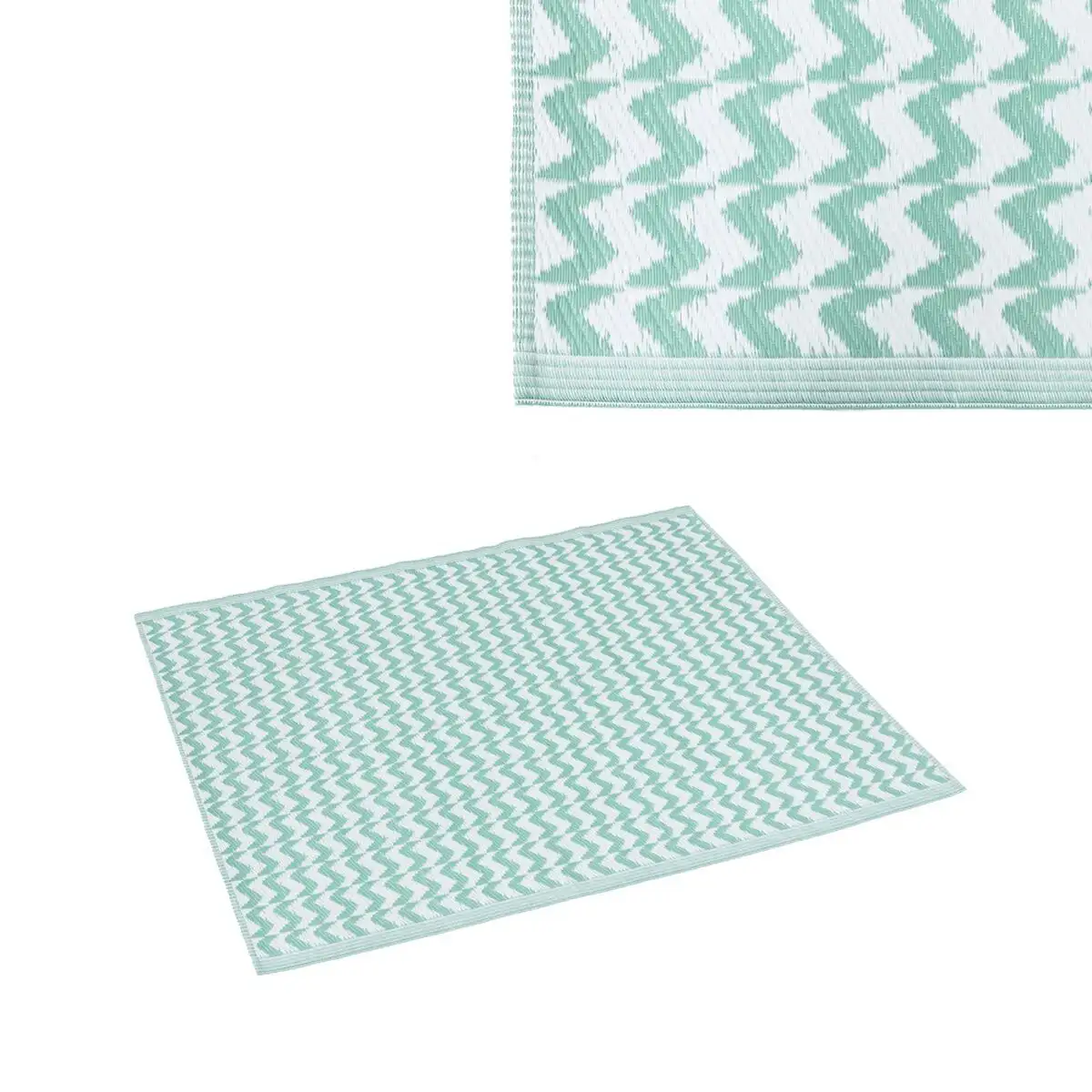 Tapis d exterieur naxos blanc vert polypropylene_3160. DIAYTAR SENEGAL - L'Art de Choisir, l'Art de S'émerveiller. Explorez notre gamme de produits et laissez-vous émerveiller par des créations authentiques et des designs modernes.