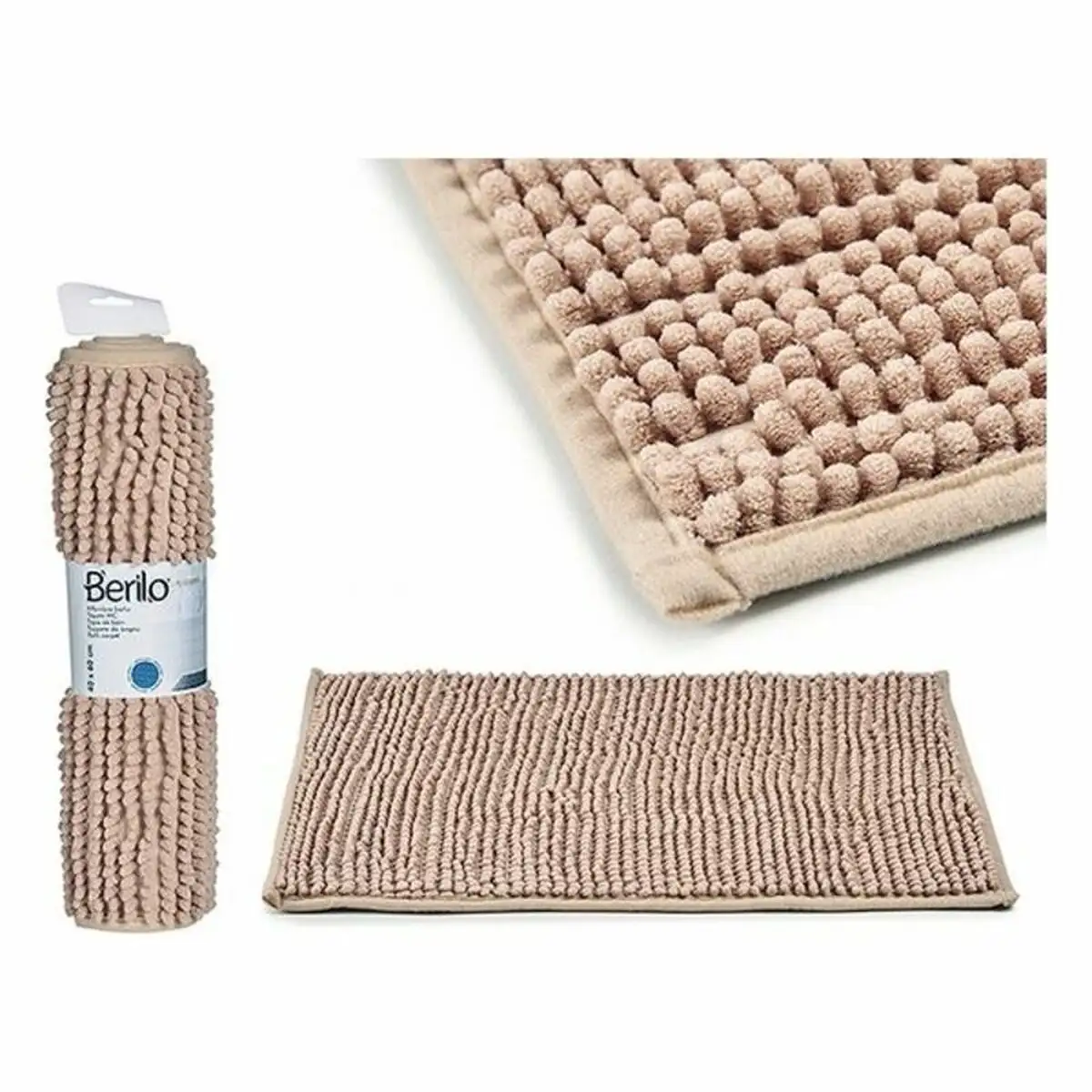 Tapis de bain antiderapant 40 x 2 x 60 cm _1048. DIAYTAR SENEGAL - Votre Escapade Shopping Virtuelle. Explorez notre boutique en ligne et dénichez des trésors qui évoquent la culture et le savoir-faire sénégalais, un clic à la fois.