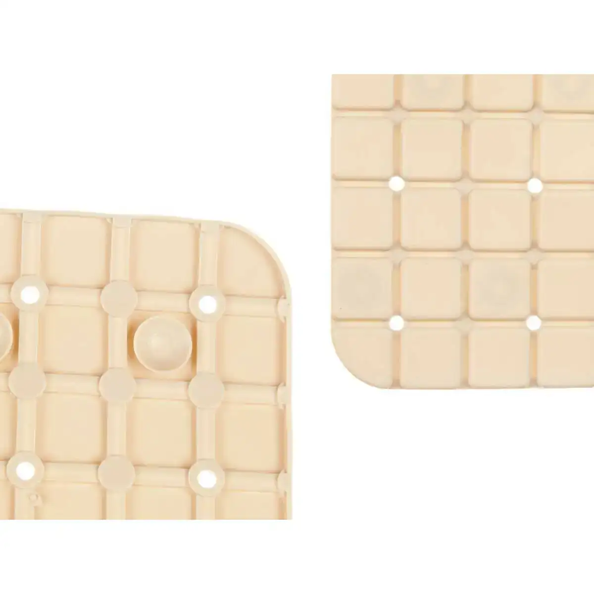 Tapis de douche antiderapant carreaux beige pvc 67 7 x 38 5 x 0 7 cm 6 unites _3819. DIAYTAR SENEGAL - Votre Destination pour un Shopping Inoubliable. Naviguez à travers notre catalogue et choisissez des produits qui vous marquent par leur originalité.