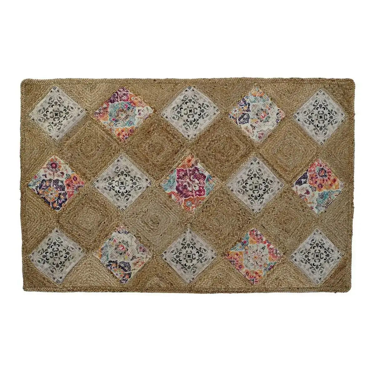Tapis dkd home decor 8424001809516 160 x 230 x 0 5 cm naturel marron multicouleur boho_9872. DIAYTAR SENEGAL - Où Votre Shopping Prend Vie. Explorez notre boutique en ligne pour trouver des articles qui vous ressemblent et qui ajoutent de l'éclat à votre quotidien.