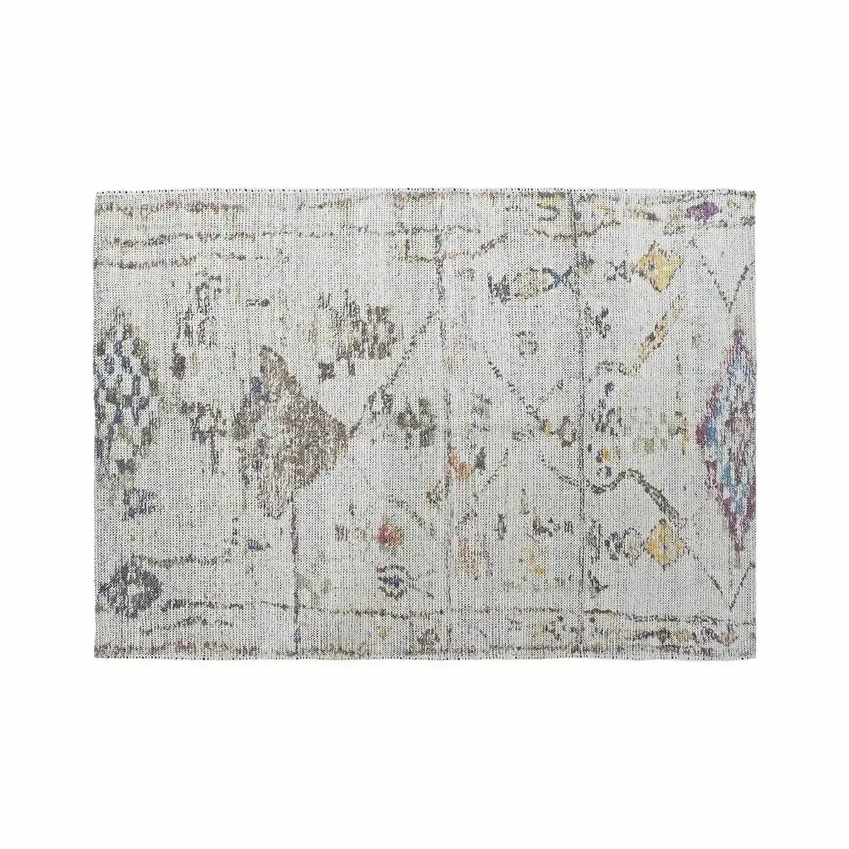 Tapis dkd home decor blanc arabe 120 x 180 x 0 75 cm _7279. DIAYTAR SENEGAL - Où Choisir Devient un Acte de Découverte. Découvrez notre gamme et choisissez des produits qui éveillent votre curiosité et élargissent vos horizons.
