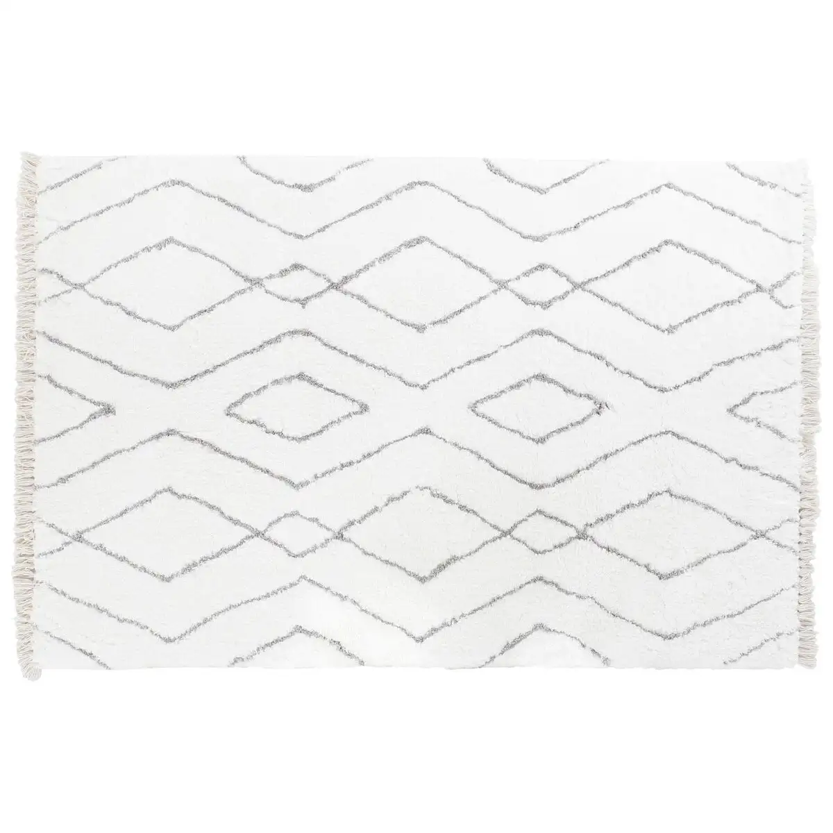 Tapis dkd home decor blanc gris 200 x 290 x 1 5 cm_9399. Bienvenue sur DIAYTAR SENEGAL - Où l'Authenticité Rencontre le Confort. Plongez dans notre univers de produits qui allient tradition et commodité pour répondre à vos besoins.