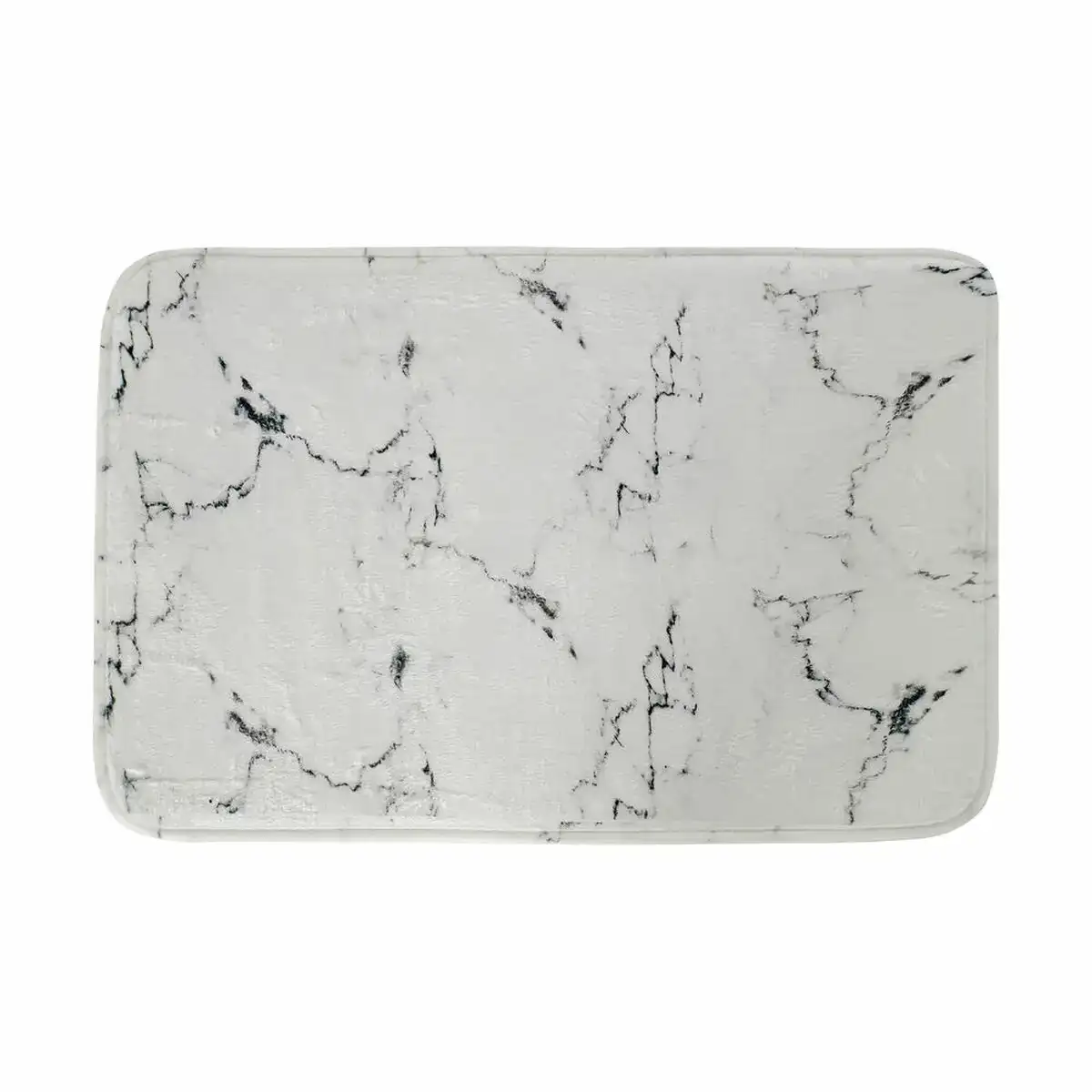 Tapis dkd home decor blanc marbre salles de bains 60 x 40 x 1 cm_9420. Bienvenue chez DIAYTAR SENEGAL - Où le Shopping Rime avec Diversité. Plongez dans notre univers de produits et découvrez des trésors qui représentent la richesse culturelle du Sénégal.
