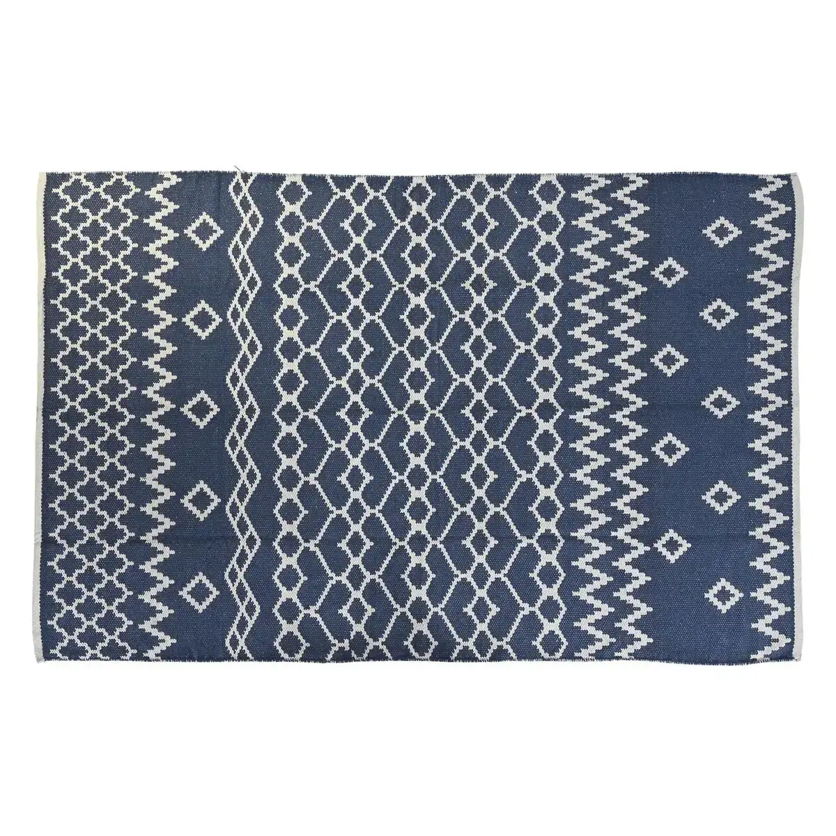 Tapis dkd home decor bleu blanc arabe 120 x 180 x 1 cm _5519. DIAYTAR SENEGAL - Votre Destination Shopping Éthique. Parcourez notre gamme et choisissez des articles qui respectent l'environnement et les communautés locales.