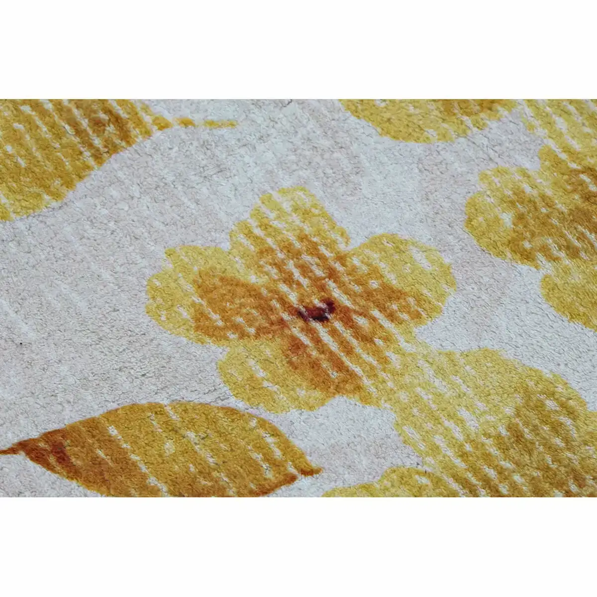Tapis dkd home decor jaune blanc polyester coton fleurs 160 x 230 x 0 5 cm _1320. Bienvenue chez DIAYTAR SENEGAL - Où Chaque Article Est une Découverte. Naviguez à travers nos offres et laissez-vous surprendre par des trésors cachés qui enrichiront votre vie.