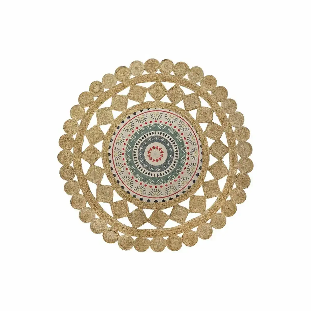 Tapis dkd home decor marron multicouleur 150 x 150 x 0 75 cm _5096. DIAYTAR SENEGAL - Où Choisir Rime avec Qualité. Découvrez notre sélection soigneusement conçue et choisissez des articles qui incarnent l'excellence et l'innovation.