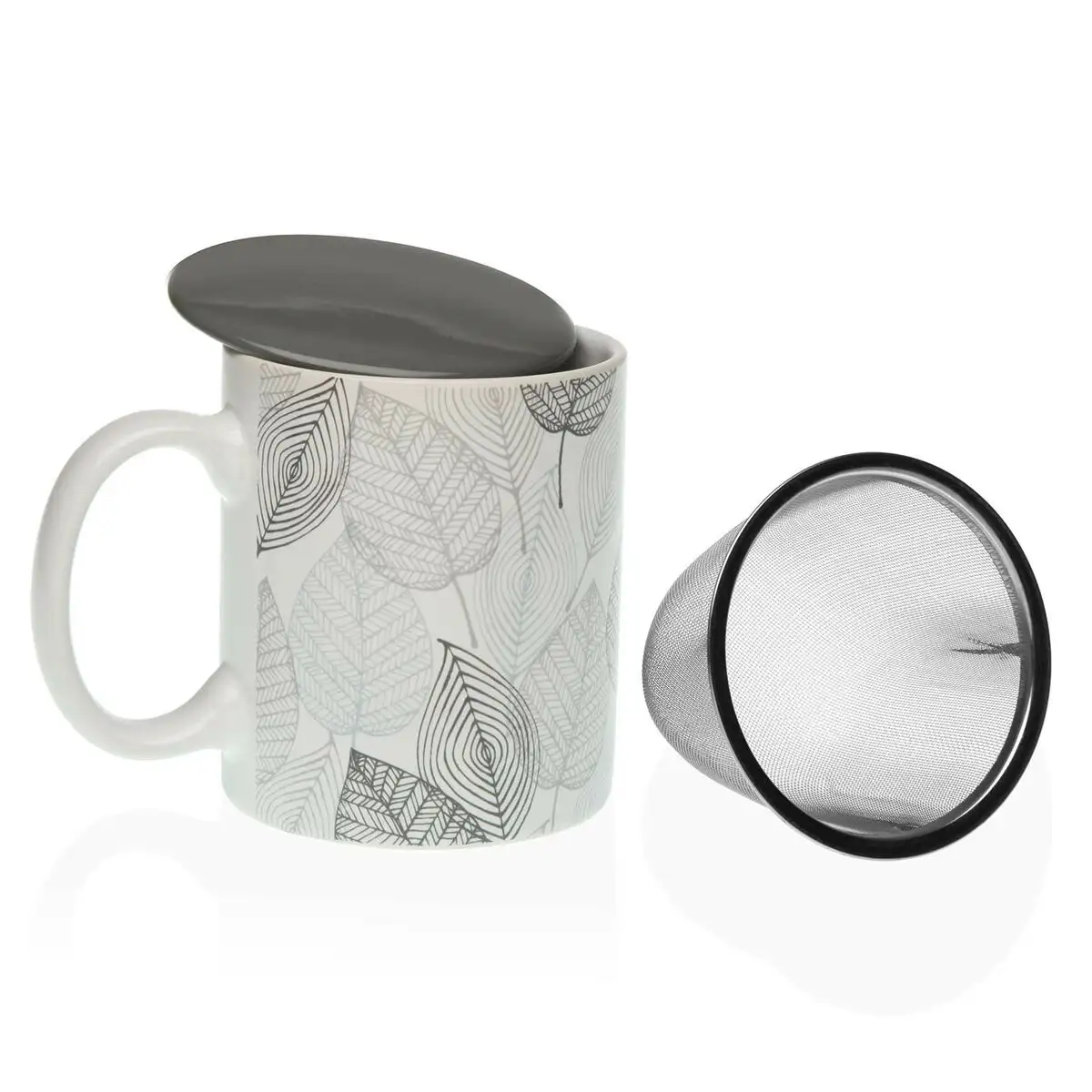 Tasse avec filtre pour infusions versa gardee volets porcelaine gres_1822. DIAYTAR SENEGAL - Où Choisir Devient un Plaisir. Découvrez notre boutique en ligne et choisissez parmi une variété de produits qui satisferont tous vos besoins.