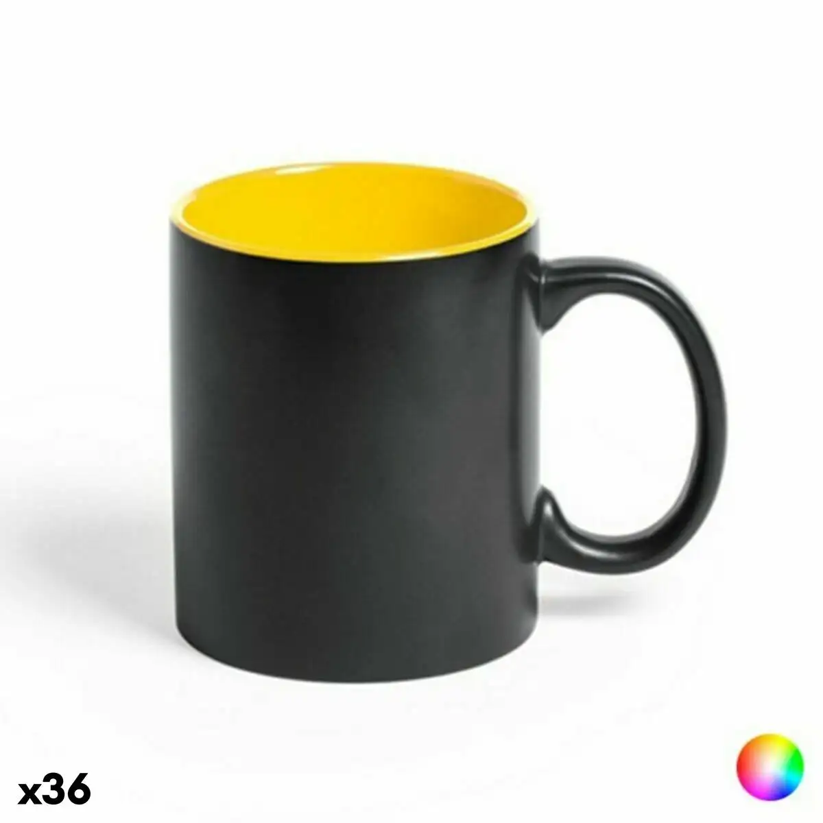 Tasse en ceramique top can cap 145290 350 ml 36 unites _8659. DIAYTAR SENEGAL - L'Art de Choisir, l'Art de Vivre. Explorez notre univers de produits soigneusement sélectionnés pour vous offrir une expérience shopping riche et gratifiante.