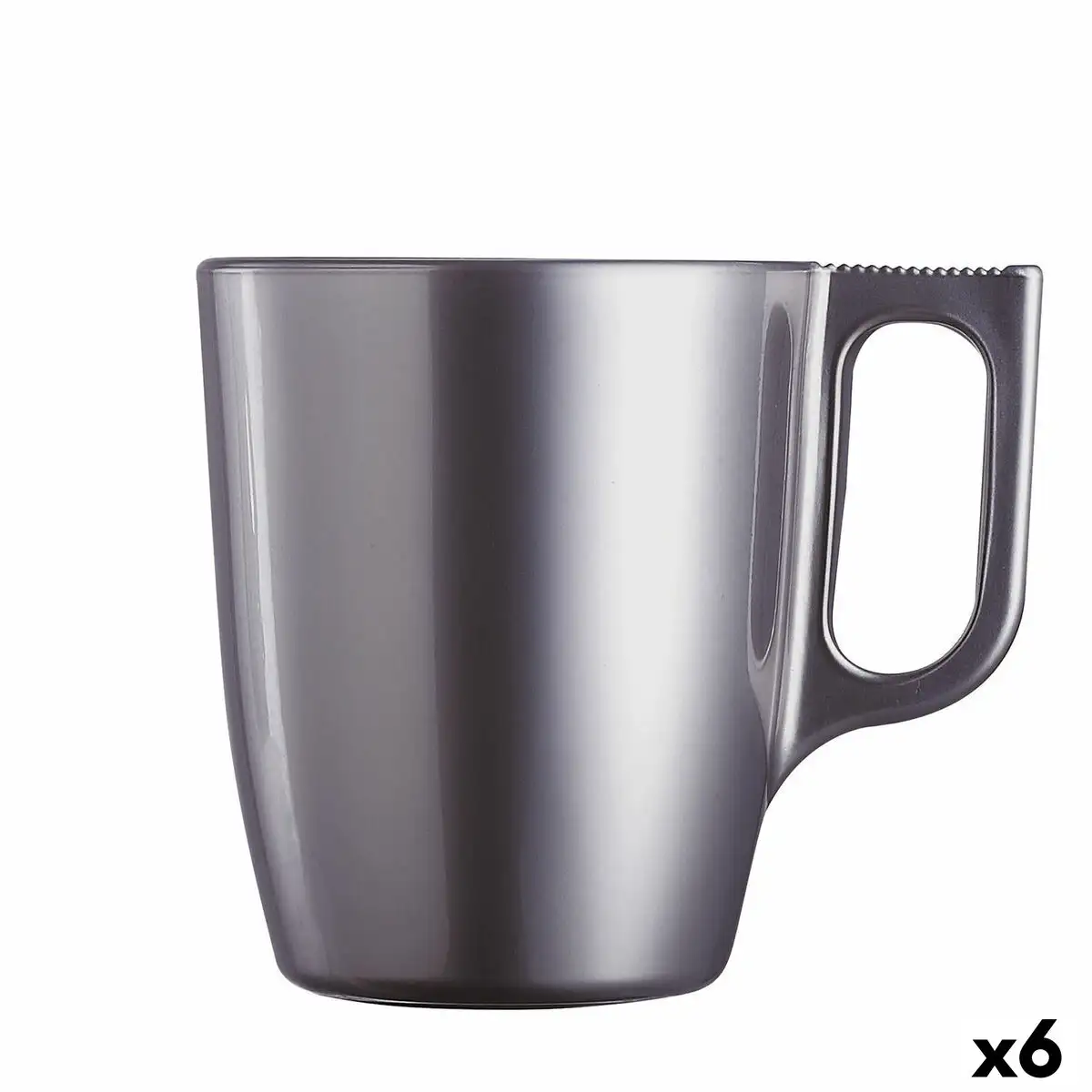 Tasse mug luminarc flashy violet 250 ml verre 6 unites _4610. DIAYTAR SENEGAL - Votre Portail Vers l'Exclusivité. Explorez notre boutique en ligne pour découvrir des produits uniques et raffinés, conçus pour ceux qui recherchent l'excellence.