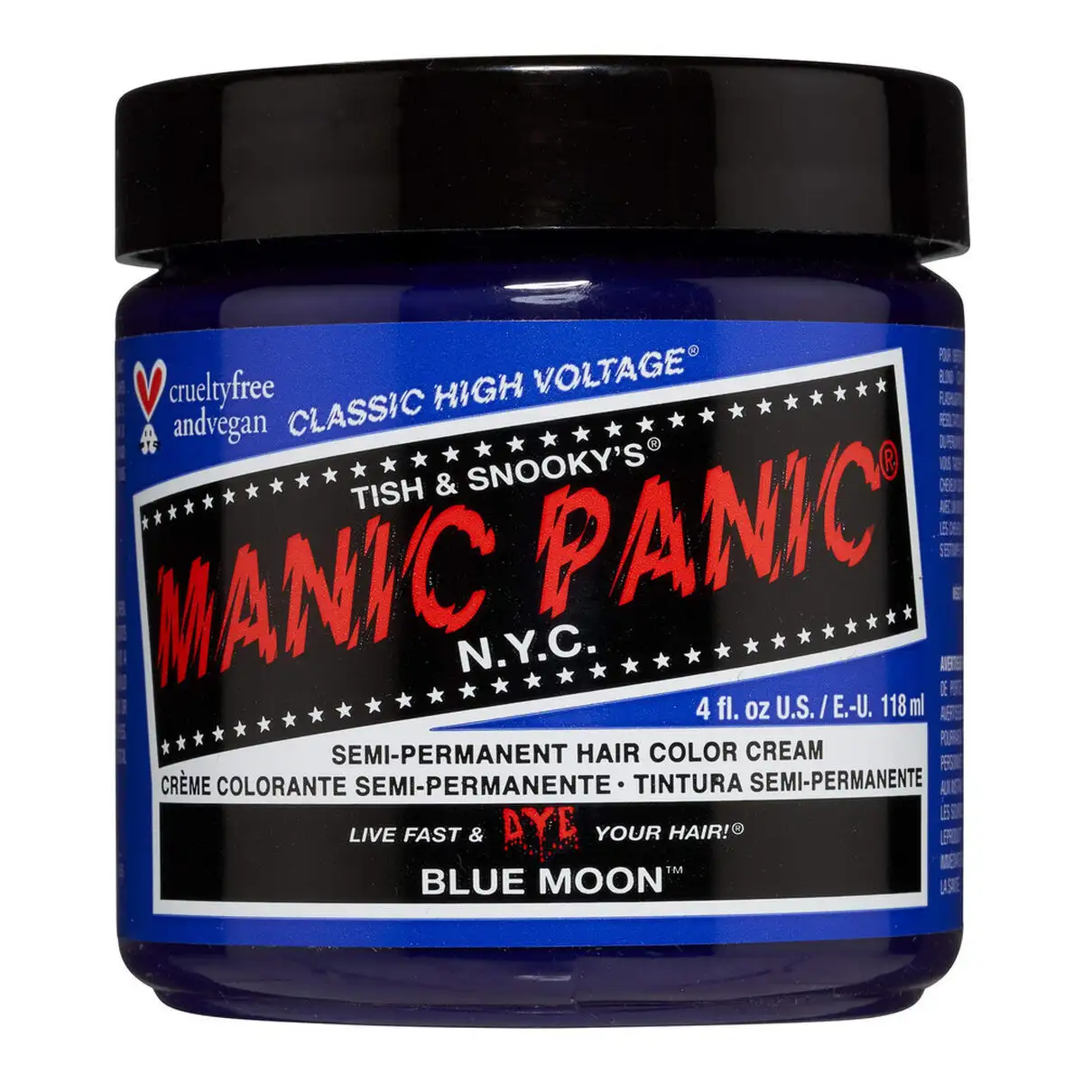 Teinture permanente classic manic panic blue moon 118 ml _8484. DIAYTAR SENEGAL - Où Choisir Devient un Plaisir. Découvrez notre boutique en ligne et choisissez parmi une variété de produits qui satisferont tous vos besoins.