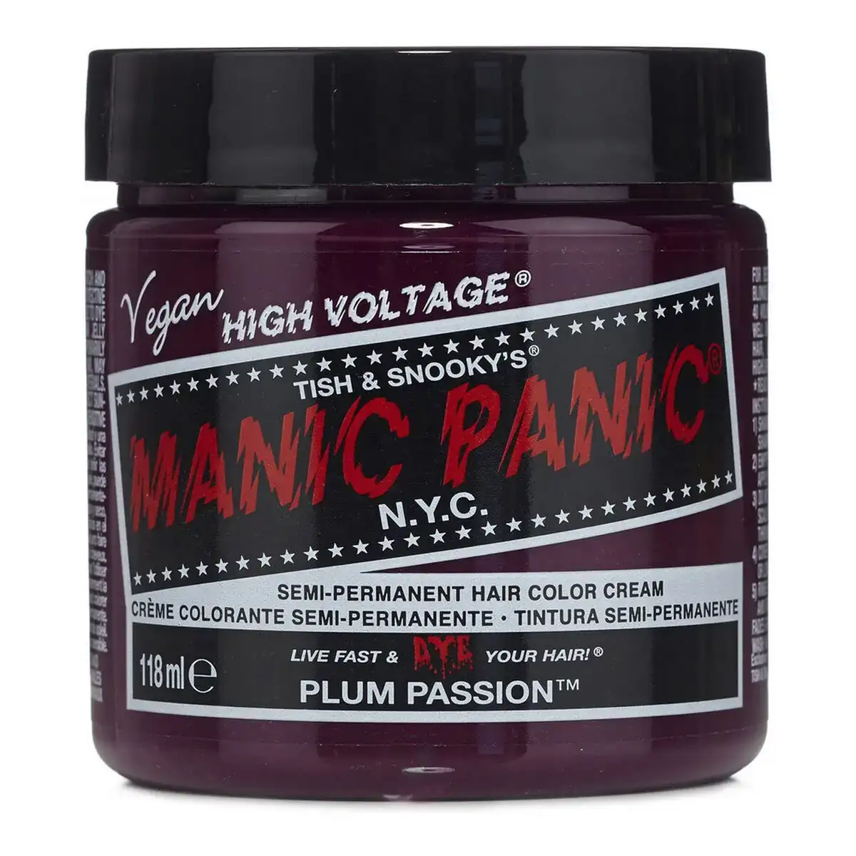 Teinture permanente manic panic classic plum passion 118 ml _4835. Bienvenue sur DIAYTAR SENEGAL - Où le Shopping est une Affaire Personnelle. Découvrez notre sélection et choisissez des produits qui reflètent votre unicité et votre individualité.
