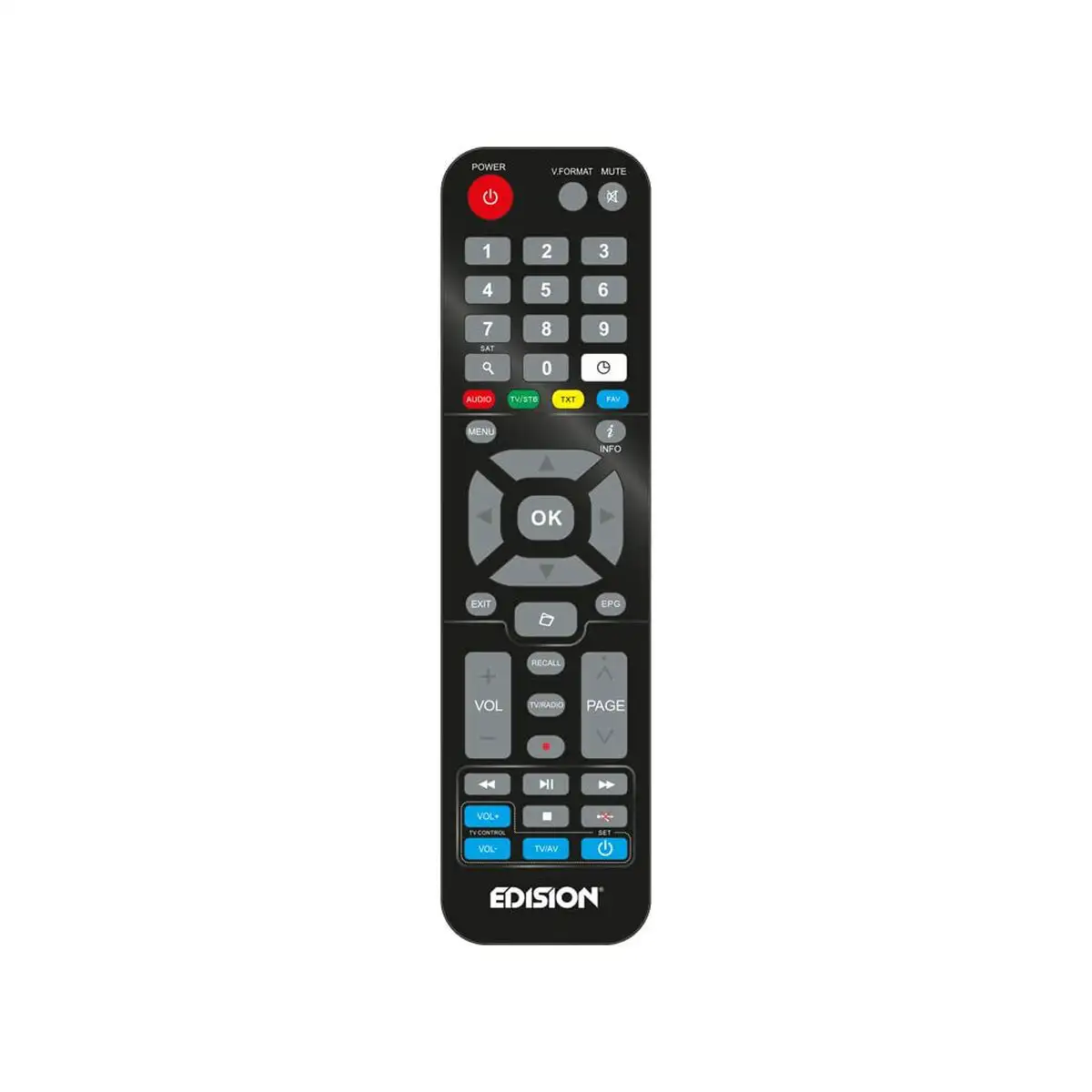 Telecommande universelle edision tv reconditionne b _5535. DIAYTAR SENEGAL - Où Choisir est un Plaisir Responsable. Explorez notre boutique en ligne et adoptez des produits qui reflètent notre engagement envers la durabilité.