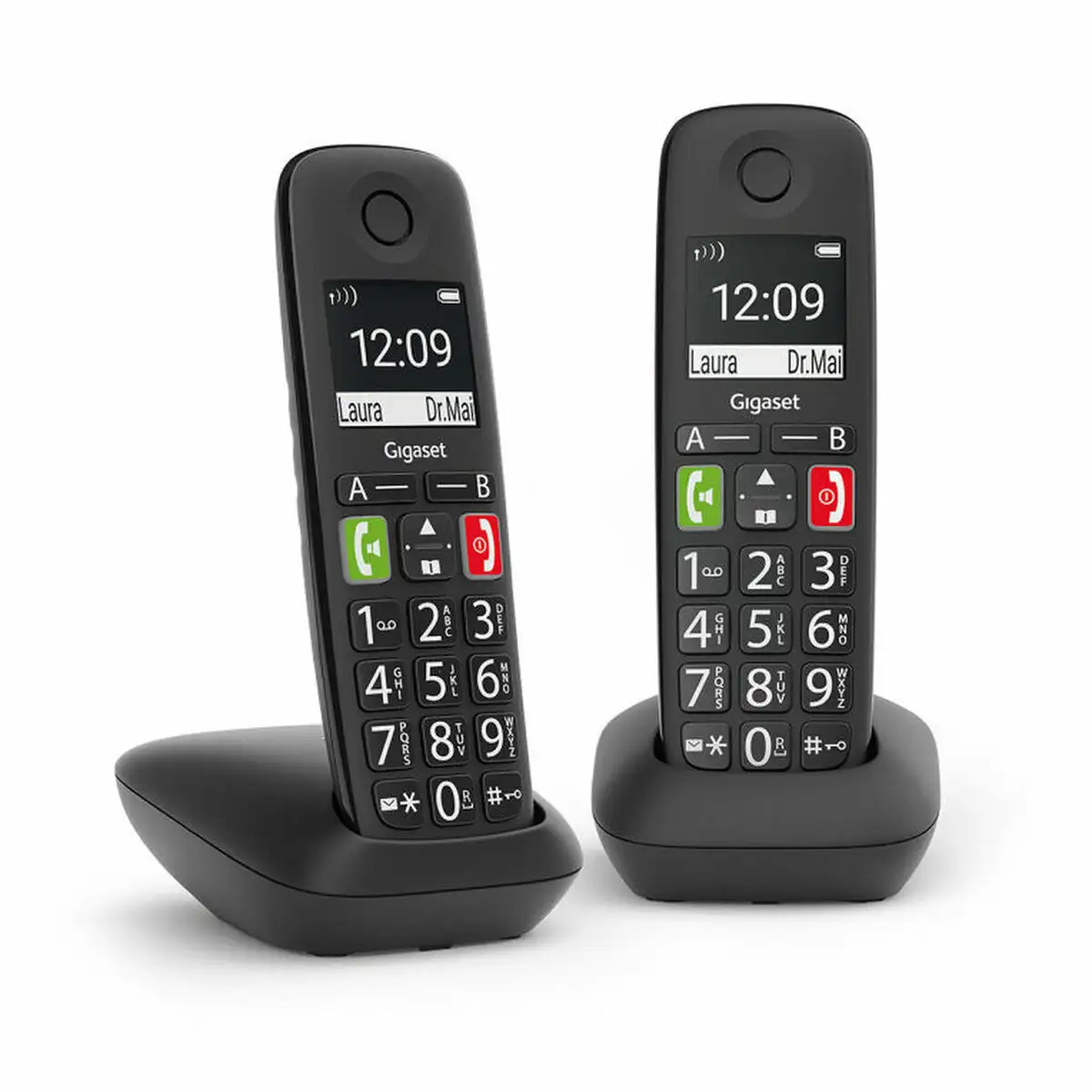 Telephone sans fil gigaset e290 duo noir blanc_2623. DIAYTAR SENEGAL - Là où la Qualité est Non Négociable. Parcourez notre boutique en ligne pour découvrir des produits qui incarnent le raffinement et l'excellence du Sénégal.