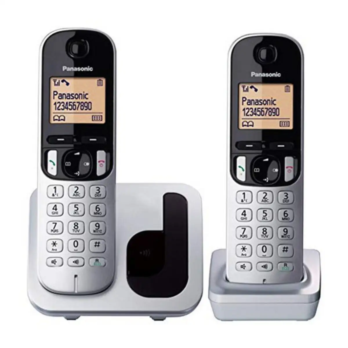 Telephone sans fil panasonic corp duo kx tgc212sps 2 pcs noir argente_1291. DIAYTAR SENEGAL - L'Équilibre Parfait entre Tradition et Modernité. Explorez notre collection pour trouver des produits qui incarnent la culture et la contemporanéité du Sénégal.