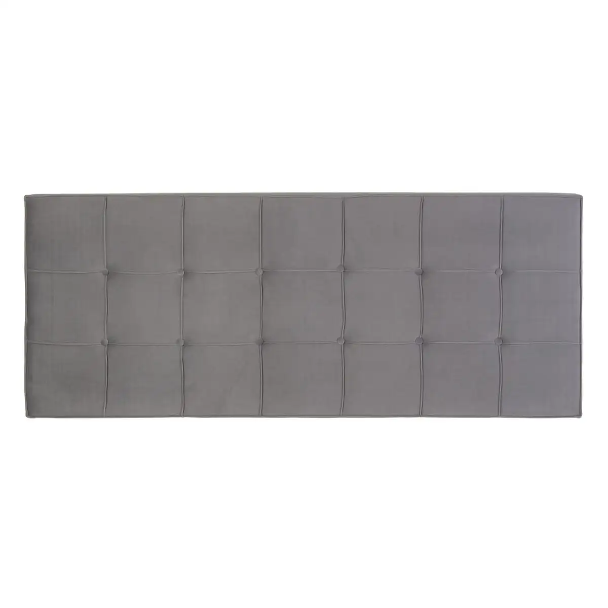 Tete de lit 160 x 7 x 64 cm tissu synthetique gris_9162. DIAYTAR SENEGAL - Votre Passage vers le Chic et l'Élégance. Naviguez à travers notre boutique en ligne pour trouver des produits qui ajoutent une touche sophistiquée à votre style.