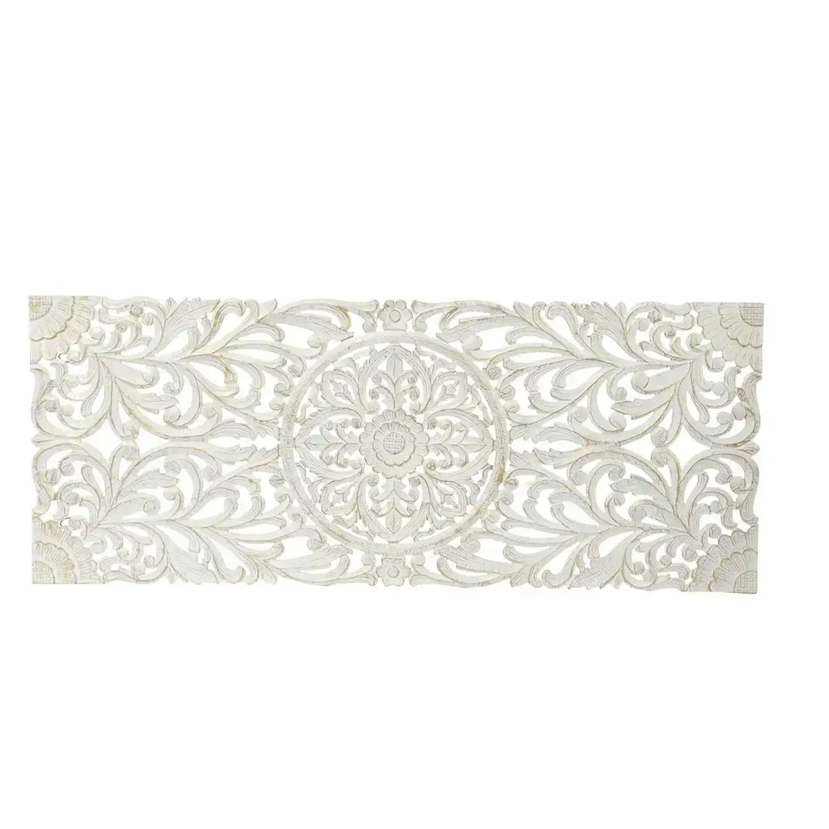 Tete de lit dkd home decor blanc dore bois bois mdf 151 x 2 x 60 cm_2733. Plongez dans l'Univers de DIAYTAR SENEGAL - Où la Qualité et la Diversité se rencontrent. Parcourez nos rayons virtuels pour trouver des produits répondant à tous les besoins, du confort de votre foyer.