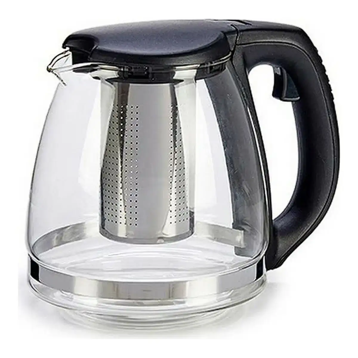 Theiere acier inoxydable plastique verre 1200 ml _7239. Bienvenue sur DIAYTAR SENEGAL - Où l'Élégance Rencontrer la Tradition. Explorez notre gamme variée et trouvez des articles qui marient le chic moderne au charme ancestral.