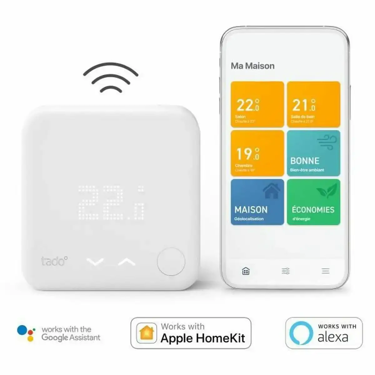 Thermostat tado v3p sk wts01wrb01ib01 tc eu blanc_9837. Votre Destination de Choix: DIAYTAR SENEGAL - Où l'Authenticité Rencontre la Commodité. Faites l'expérience de magasiner en ligne pour des articles qui incarnent la richesse culturelle et la modernité du Sénégal.