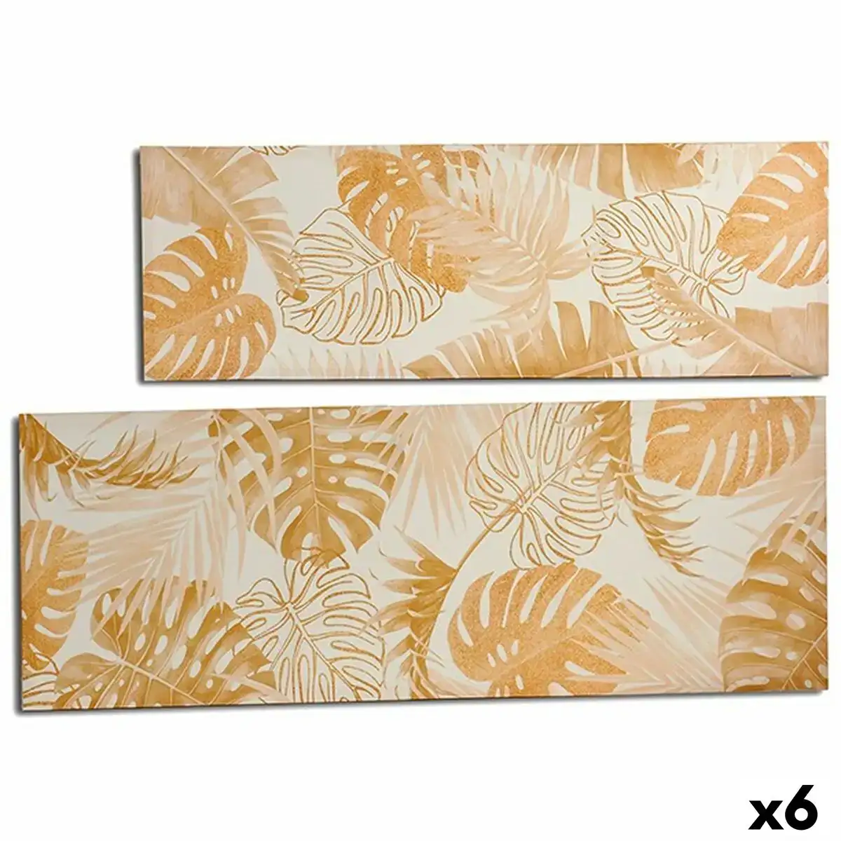 Toile feuille d une plante dore 135 x 45 x 1 5 cm 6 unites _4557. Bienvenue sur DIAYTAR SENEGAL - Où l'Élégance Rencontrer la Tradition. Explorez notre gamme variée et trouvez des articles qui marient le chic moderne au charme ancestral.