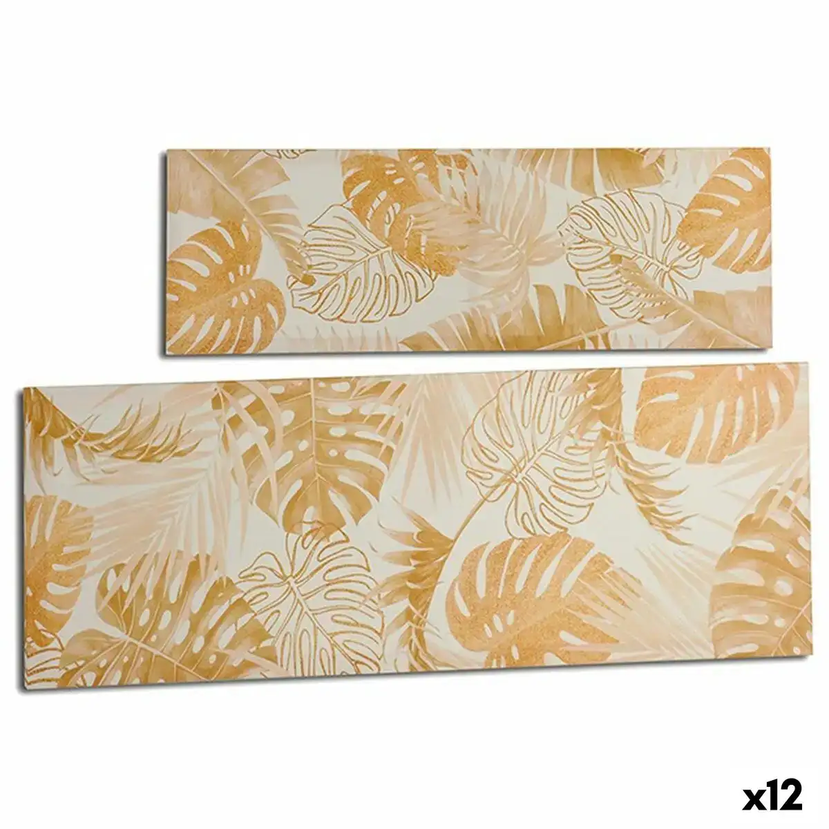 Toile feuille d une plante dore 90 x 30 x 1 5 cm 12 unites _5495. DIAYTAR SENEGAL - Votre Destination Shopping d'Exception. Parcourez nos rayons virtuels et choisissez des produits qui incarnent l'excellence et la diversité.