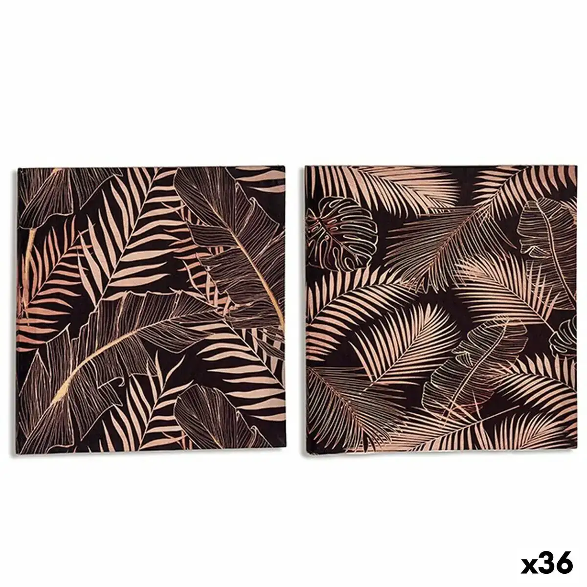Toile feuille d une plante noir 1 5 x 28 x 28 cm 36 unites _3392. DIAYTAR SENEGAL - L'Art de Vivre l'Excellence au Quotidien. Explorez notre gamme et choisissez des produits qui ajoutent une note de prestige à votre vie.