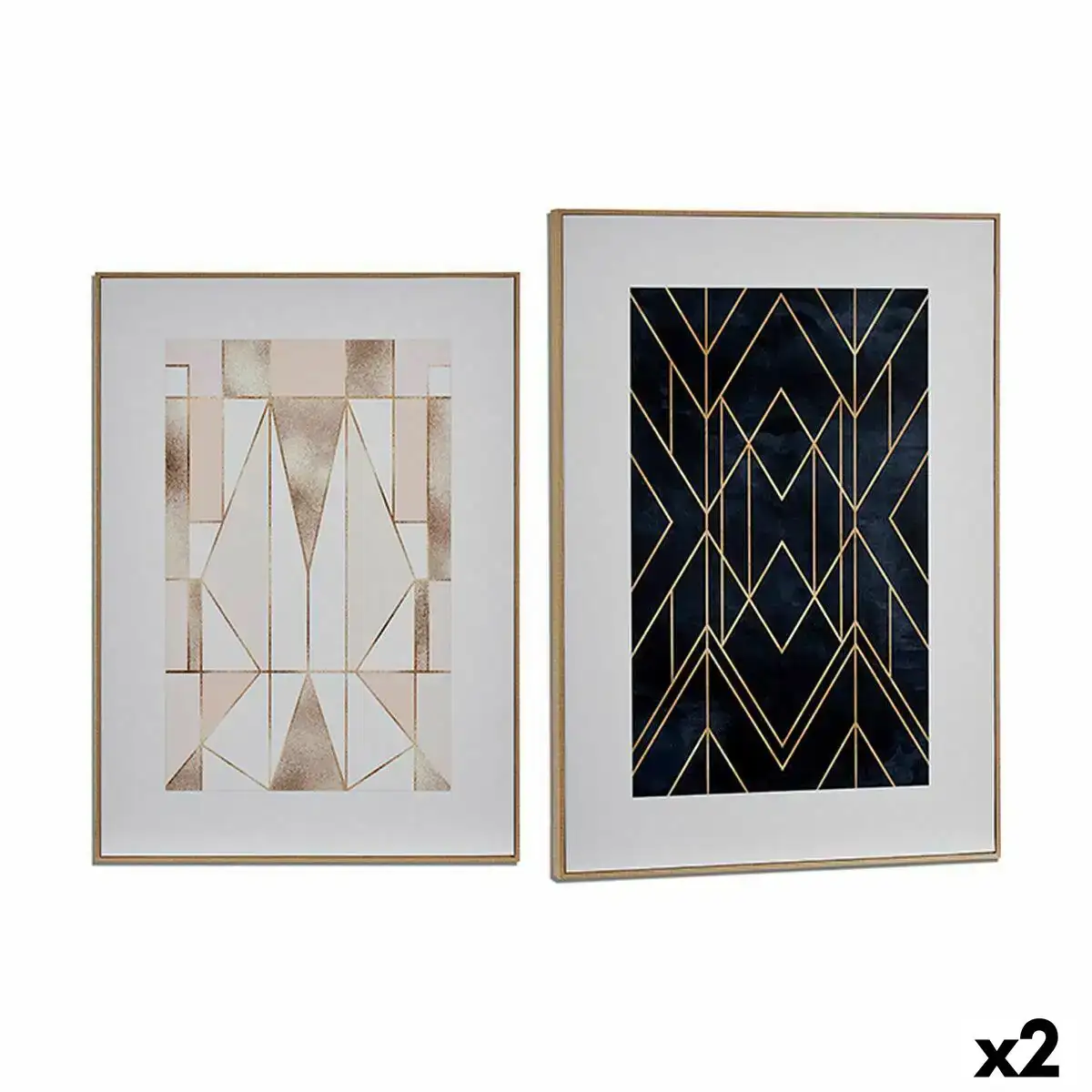 Toile geometrique 51 5 x 3 x 71 5 cm 2 unites _1909. Entrez dans l'Univers de DIAYTAR SENEGAL - Où Choisir est un Plaisir. Explorez notre gamme variée et trouvez des articles qui parlent à votre cœur et à votre style.
