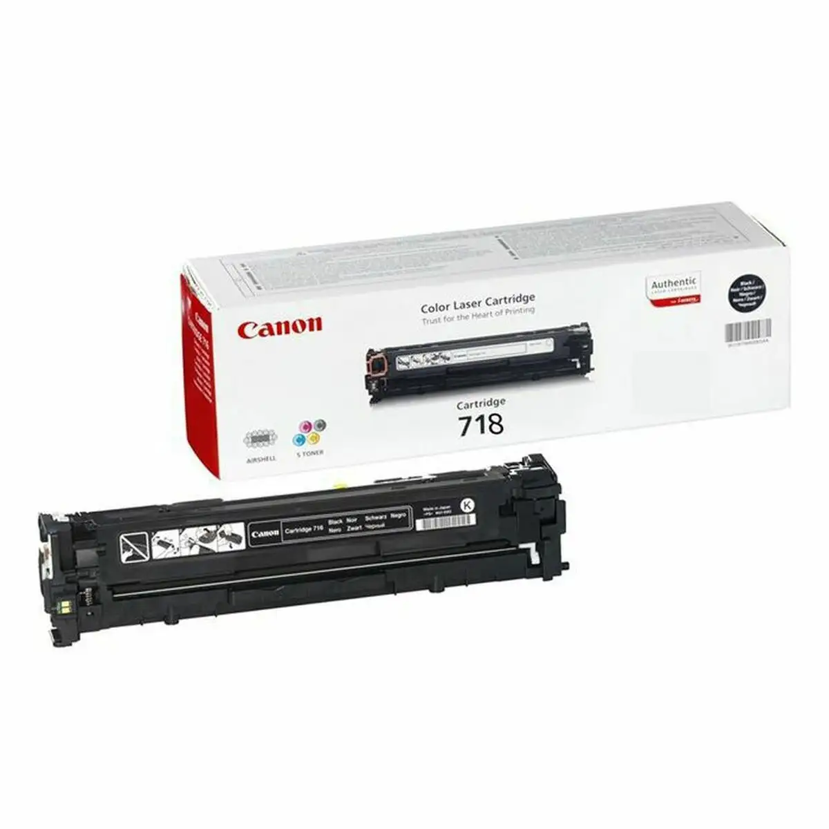 Toner original canon crg 718 bk noir_1807. Bienvenue chez DIAYTAR SENEGAL - Où le Shopping Devient un Voyage. Explorez notre plateforme pour dénicher des produits uniques, racontant l'histoire et l'âme du Sénégal.