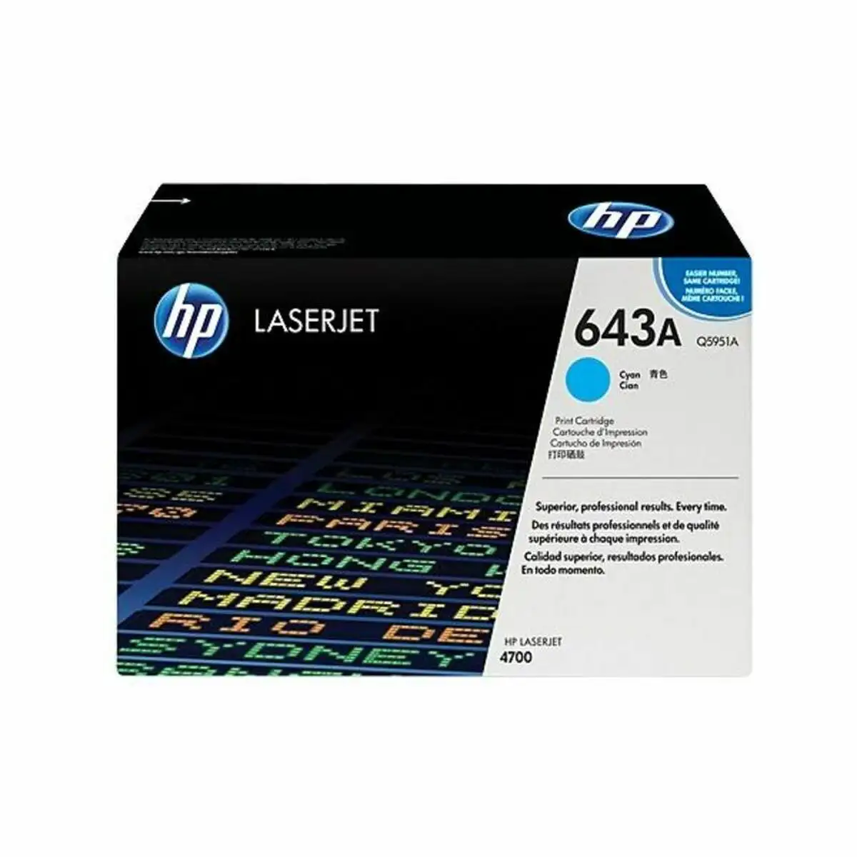 Toner original hp 643a cyan_3567. Bienvenue chez DIAYTAR SENEGAL - Où le Shopping Rime avec Diversité. Plongez dans notre univers de produits et découvrez des trésors qui représentent la richesse culturelle du Sénégal.