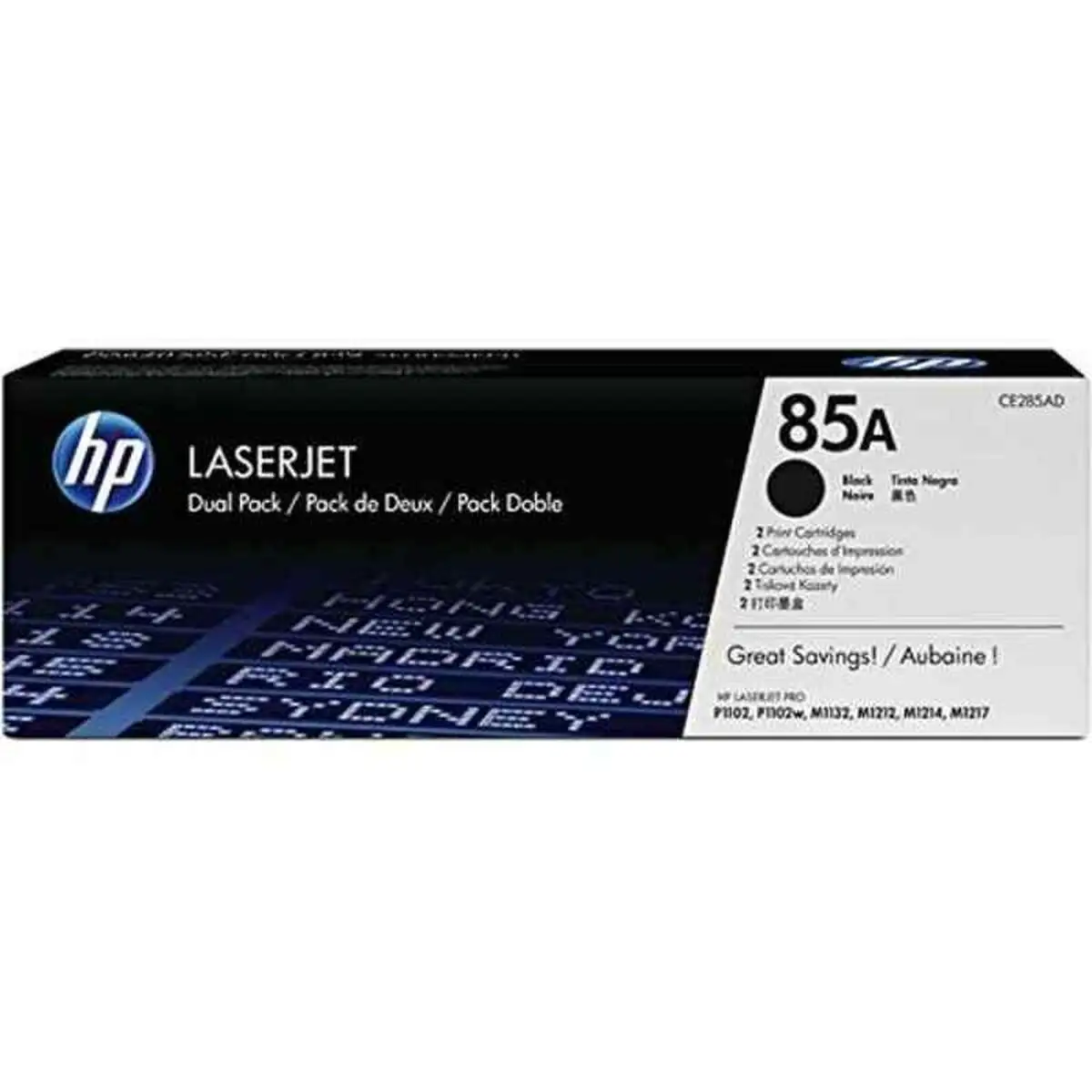 Toner original hp 85a 2 uds noir_8817. DIAYTAR SENEGAL - L'Équilibre Parfait entre Tradition et Modernité. Explorez notre collection pour trouver des produits qui incarnent la culture et la contemporanéité du Sénégal.