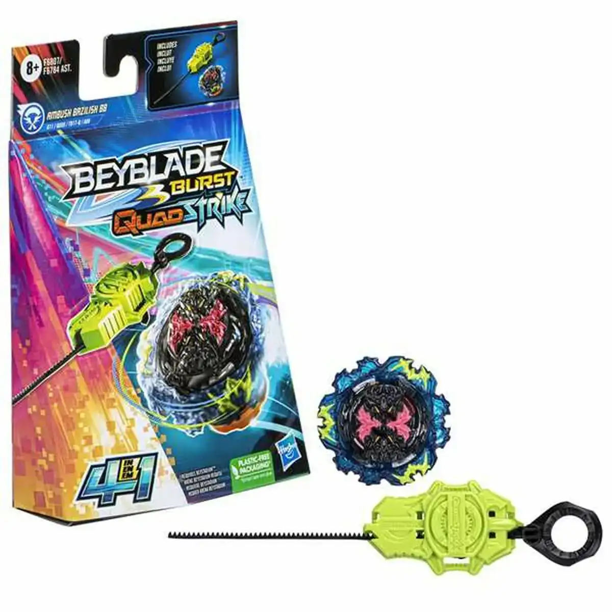 Toupie hasbro beyblade quadstrike stellar hyperion h8_9067. DIAYTAR SENEGAL - Votre Boutique en Ligne, Votre Histoire. Explorez notre sélection et découvrez des produits qui reflètent votre parcours et vos aspirations, un achat à la fois.