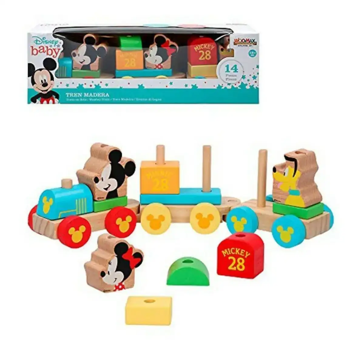 Train mickey minnie mickey mouse 48702 14 pcs 34 cm bois_5292. Plongez dans l'Expérience DIAYTAR SENEGAL - Où Chaque Produit a une Histoire. Explorez notre boutique en ligne pour trouver des articles qui incarnent la passion et la créativité du Sénégal.