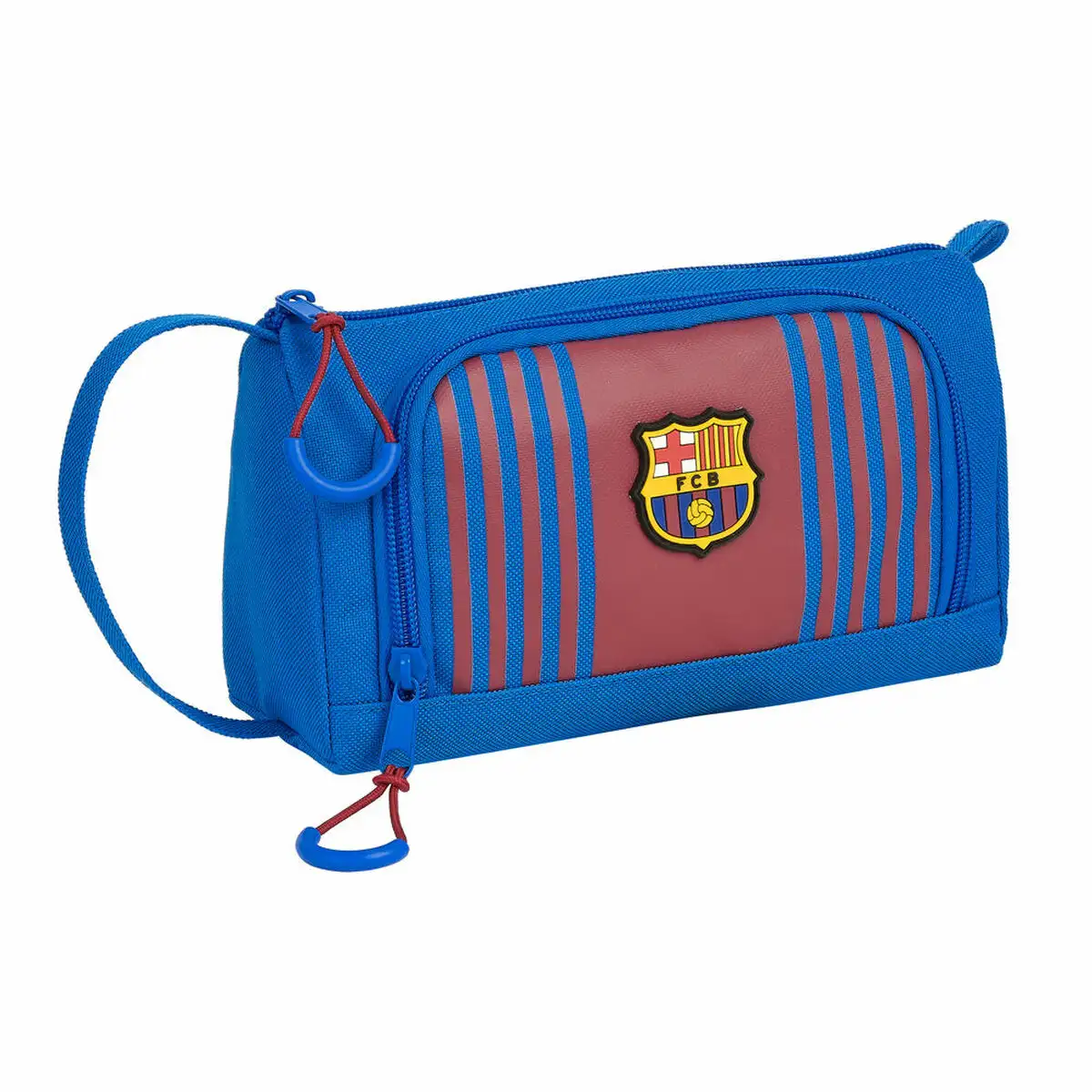 Trousse d ecolier f c barcelona m917 bordeaux blue marine 20 x 11 x 8 5 cm_4253. DIAYTAR SENEGAL - L'Art de Magasiner sans Limites. Naviguez à travers notre collection diversifiée pour trouver des produits qui élargiront vos horizons shopping.