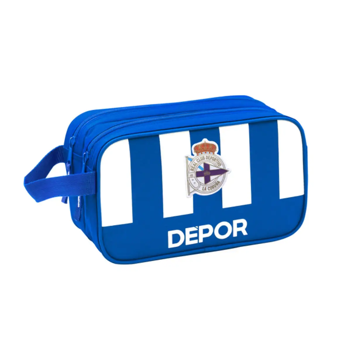 Trousse de toilette r c deportivo de la coruna bleu blanc_1353. DIAYTAR SENEGAL - Votre Destination pour un Shopping Inégalé. Naviguez à travers notre sélection minutieuse pour trouver des produits qui répondent à tous vos besoins.