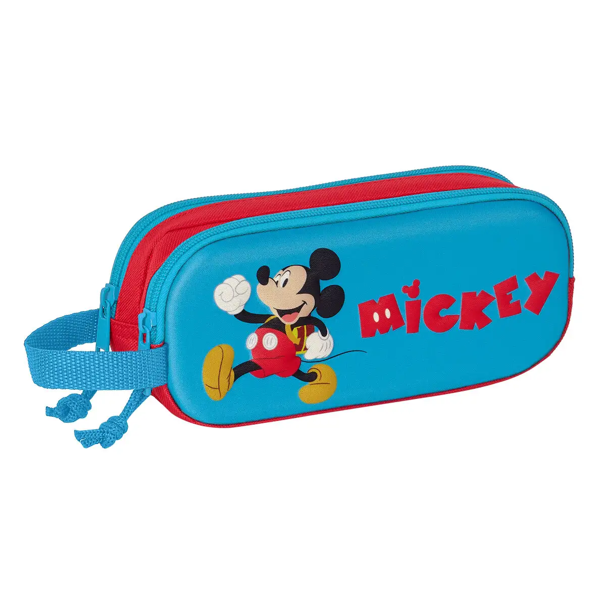 Trousse fourre tout double mickey mouse clubhouse 3d rouge bleu 21 x 8 x 6 cm_8604. Bienvenue chez DIAYTAR SENEGAL - Votre Destination Shopping Complète! Découvrez une boutique en ligne généraliste au Sénégal offrant une vaste gamme de produits, allant des vêtements aux gadgets électroniques, en passant par l'artisanat local.