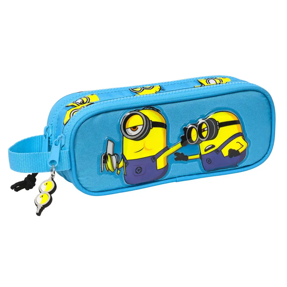 Trousse fourre tout double minions minionstatic bleu 21 x 8 x 6 cm _9489. Bienvenue chez DIAYTAR SENEGAL - Où Votre Shopping Prend Vie. Découvrez notre univers et dénichez des trésors qui ajoutent de la couleur à votre quotidien.