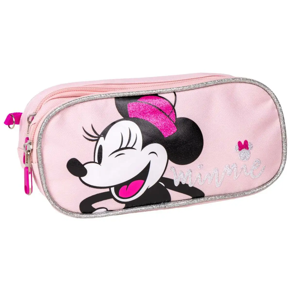 Trousse fourre tout double minnie mouse rose 22 5 x 8 x 10 cm_2710. Entrez dans l'Univers de DIAYTAR SENEGAL - Où le Choix Rencontre l'Authenticité. Explorez nos rayons virtuels et trouvez des produits qui incarnent la richesse de notre culture.