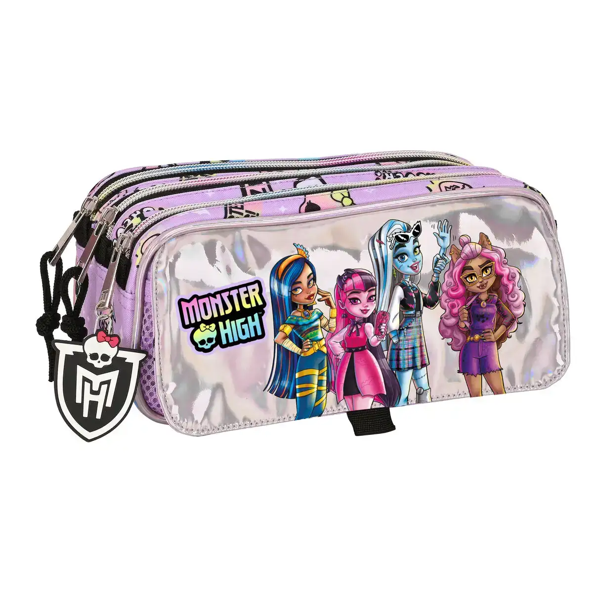 Trousse fourre tout double monster high best boos lila 21 5 x 10 x 8 cm_5272. Bienvenue chez DIAYTAR SENEGAL - Où l'Authenticité Rencontre l'Accessibilité. Explorez notre sélection abordable et découvrez des articles qui incarnent l'essence du Sénégal.