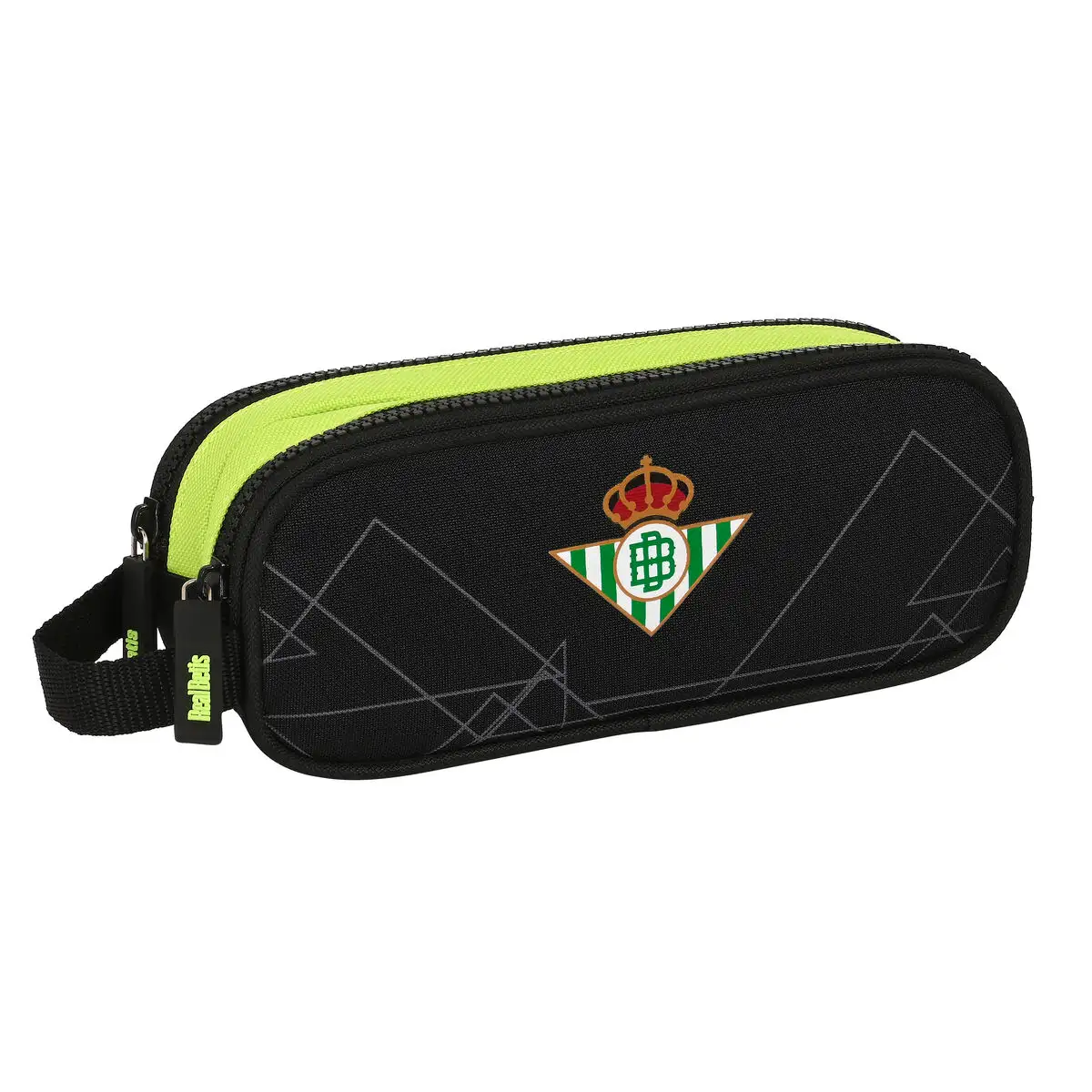 Trousse fourre tout double real betis balompie noir citron 21 x 8 x 6 cm_1225. DIAYTAR SENEGAL - L'Art de Magasiner sans Frontières. Parcourez notre vaste sélection d'articles et trouvez tout ce dont vous avez besoin, du chic à l'authentique, du moderne au traditionnel.