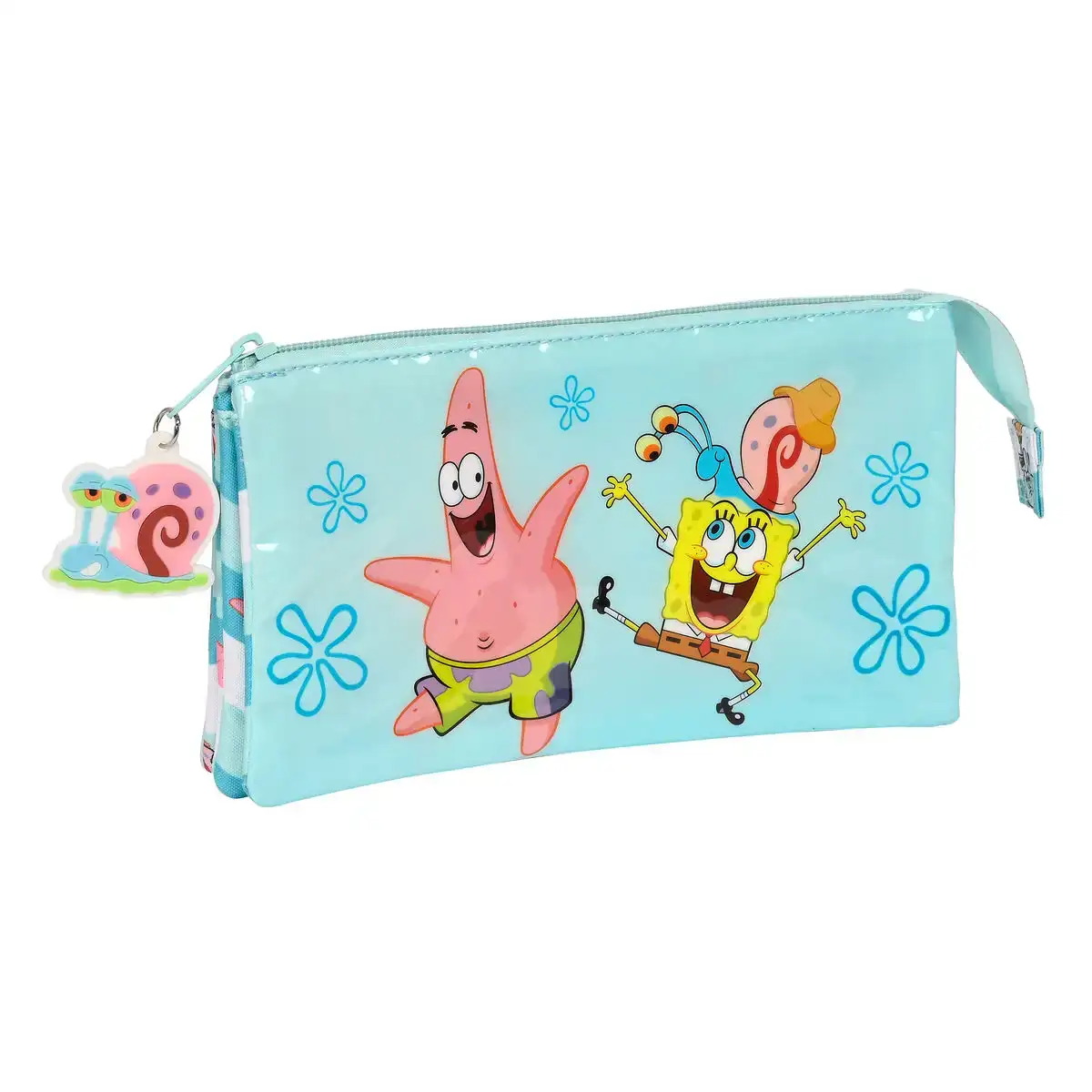 Trousse fourre tout triple spongebob stay positive bleu blanc 22 x 12 x 3 cm _1302. Bienvenue chez DIAYTAR SENEGAL - Où Chaque Détail Fait la Différence. Découvrez notre sélection méticuleuse et choisissez des articles qui répondent à vos exigences.