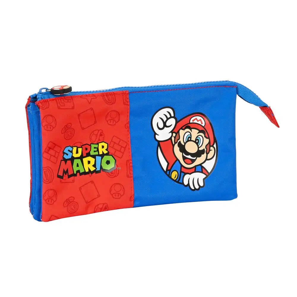 Trousse fourre tout triple super mario rouge bleu 22 x 12 x 3 cm _6162. Entrez dans l'Univers de DIAYTAR SENEGAL - Où la Tradition S'unit à la Modernité. Explorez notre sélection pour trouver des produits qui allient héritage et innovation.