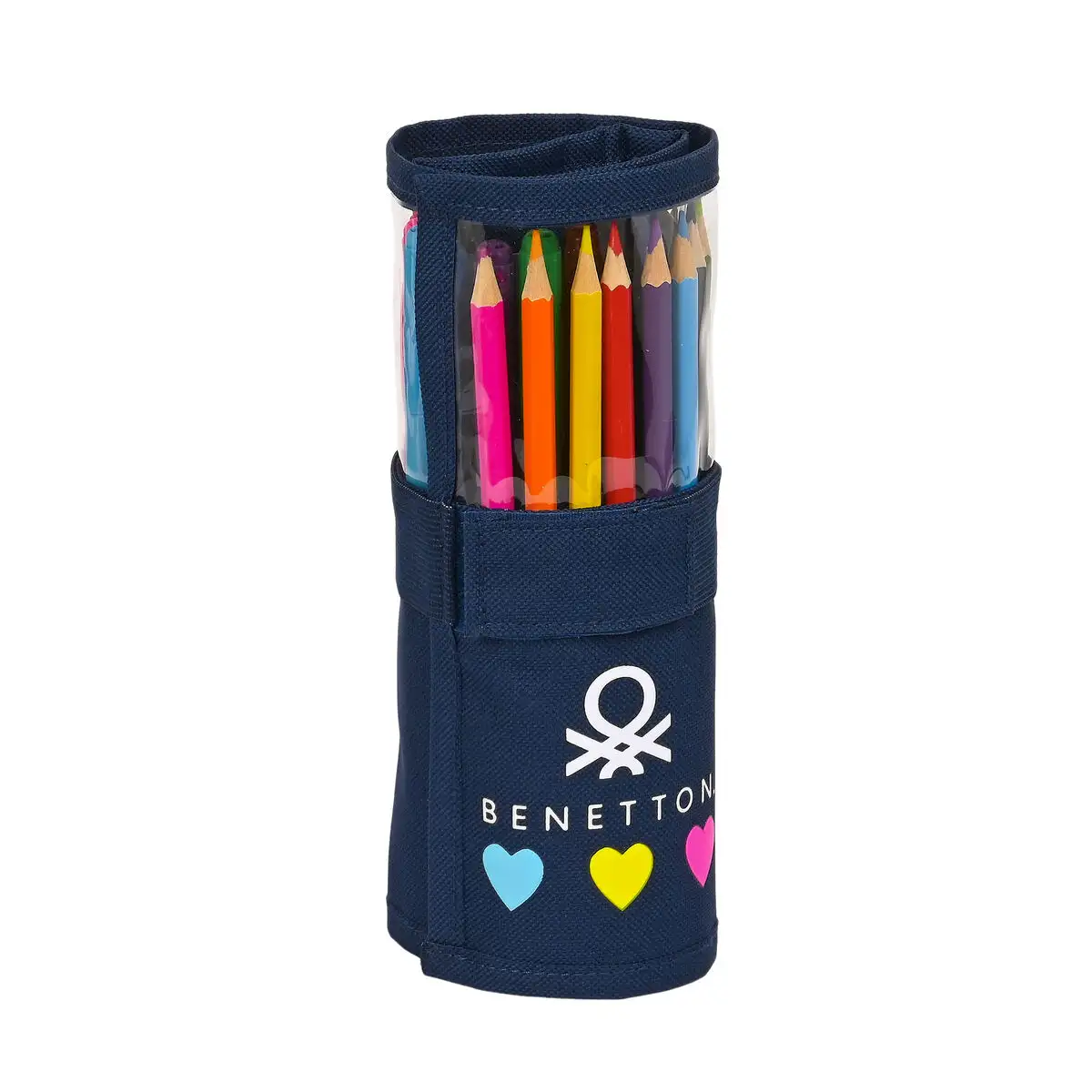 Trousse scolaire avec accessoires benetton love blue marine 27 pieces 7 x 20 x 7 cm _6456. Entrez dans l'Univers de DIAYTAR SENEGAL - Où le Shopping Devient une Découverte. Explorez nos rayons et dénichez des trésors qui illuminent votre quotidien.