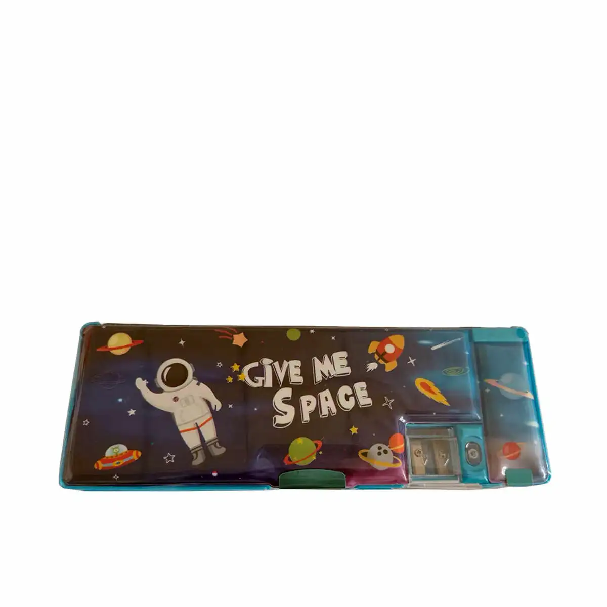 Trousse scolaire avec accessoires inca astronaute rigide_7617. DIAYTAR SENEGAL - Où Choisir est un Acte d'Amour pour le Sénégal. Explorez notre boutique en ligne et choisissez des articles qui célèbrent la culture et l'artisanat du pays.