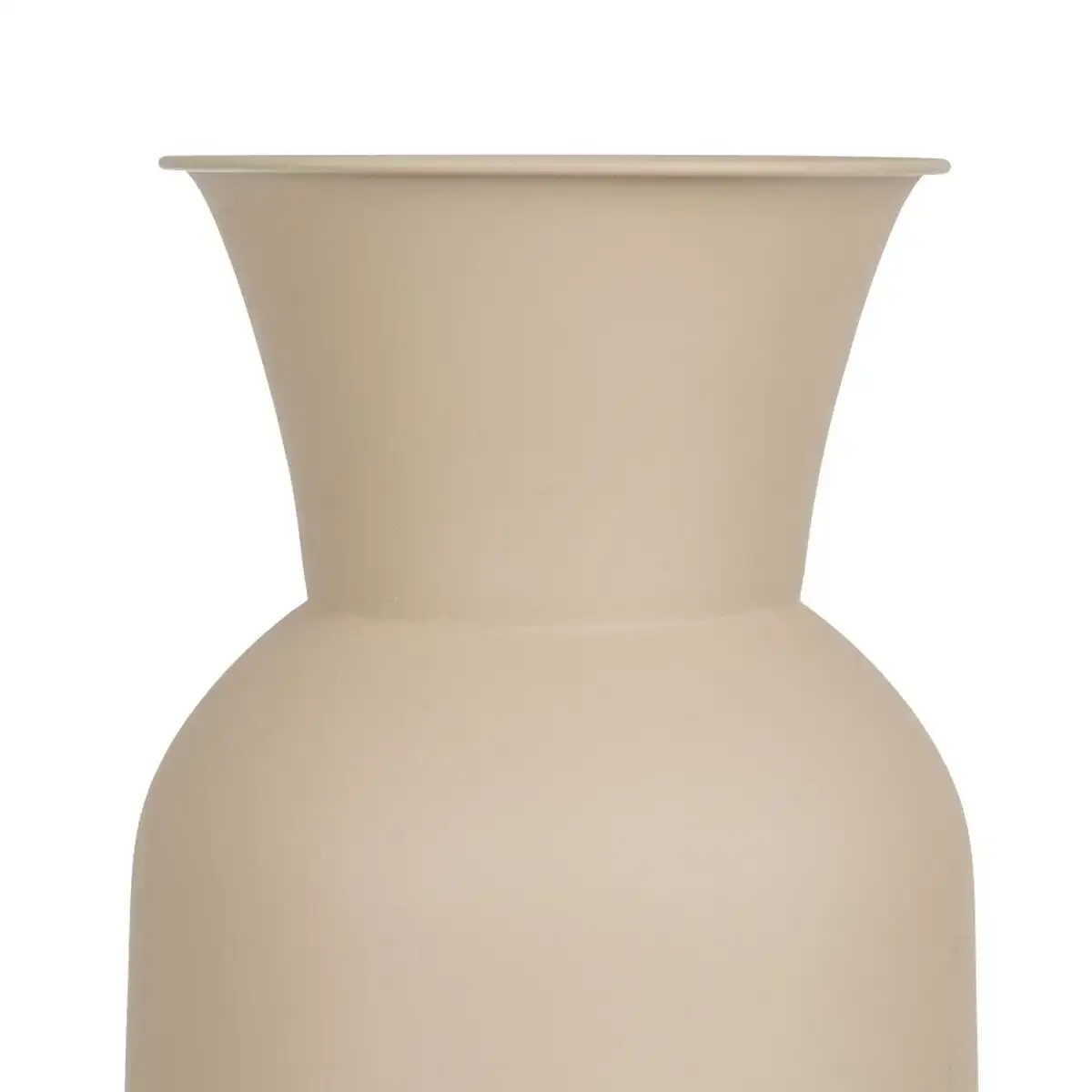 Vase 19 x 19 x 51 cm creme fer_9377. DIAYTAR SENEGAL - L'Art de Vivre le Shopping Authentique. Découvrez notre boutique en ligne et trouvez des produits qui incarnent la passion et le savoir-faire du Sénégal.