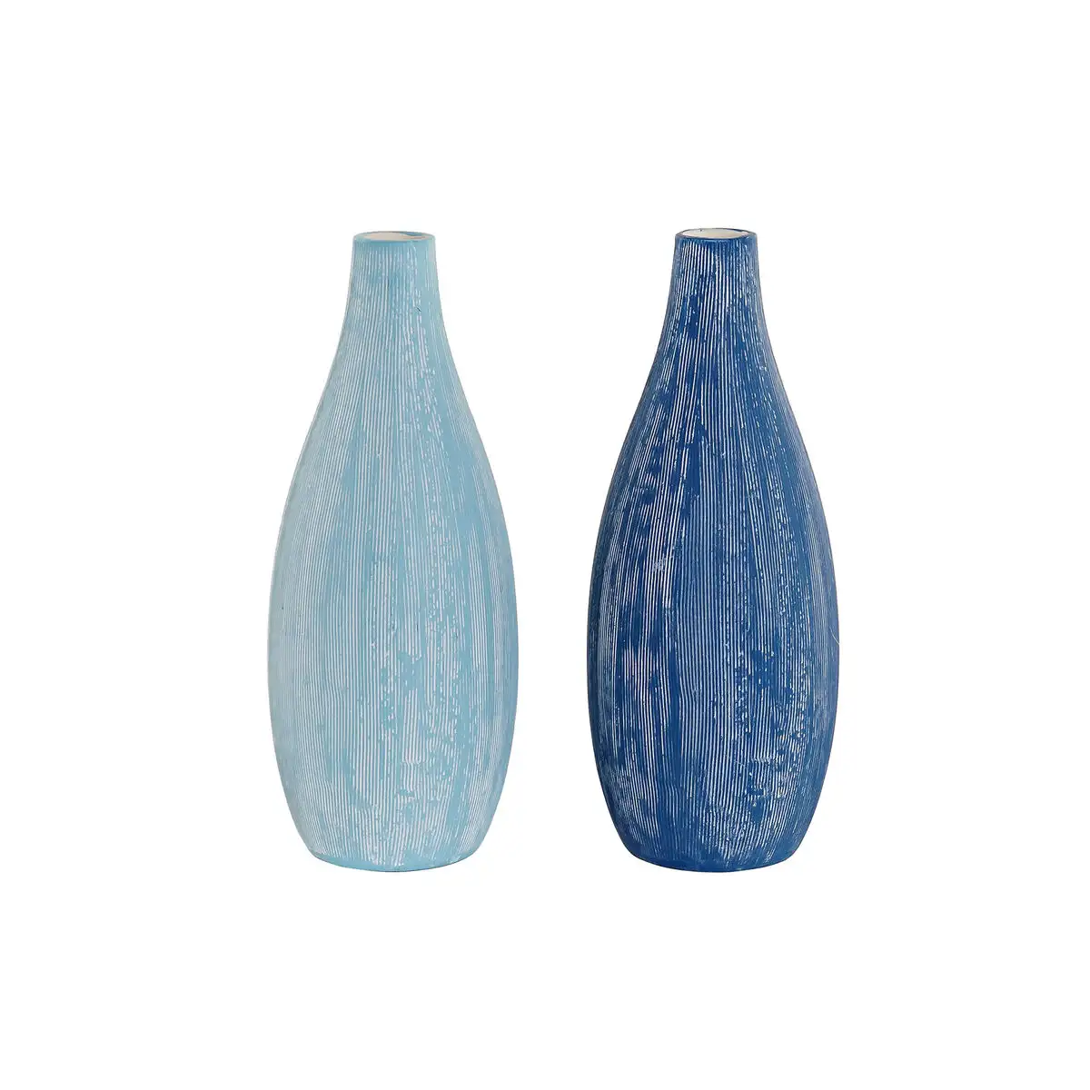 Vase dkd home decor 11 x 11 x 30 5 cm finition vieillie bleu ciel blue marine dolomite mediterraneen 2 unites _6891. Entrez dans l'Univers de DIAYTAR SENEGAL - Où Choisir est un Voyage. Explorez notre gamme diversifiée et trouvez des articles qui répondent à tous vos besoins et envies.