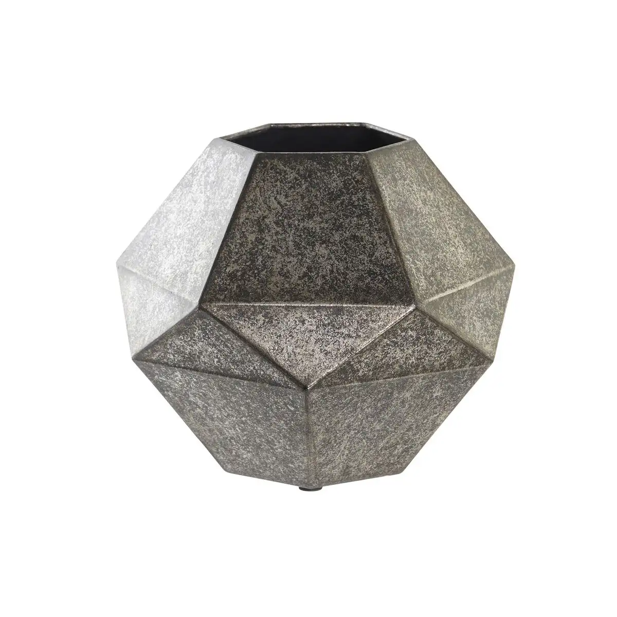 Vase dkd home decor 26 x 26 x 21 cm finition vieillie gris metal moderne geometrique_8436. DIAYTAR SENEGAL - L'Art du Shopping Facilité. Naviguez sur notre plateforme en ligne pour découvrir une expérience d'achat fluide et agréable, avec une gamme de produits adaptés à tous.